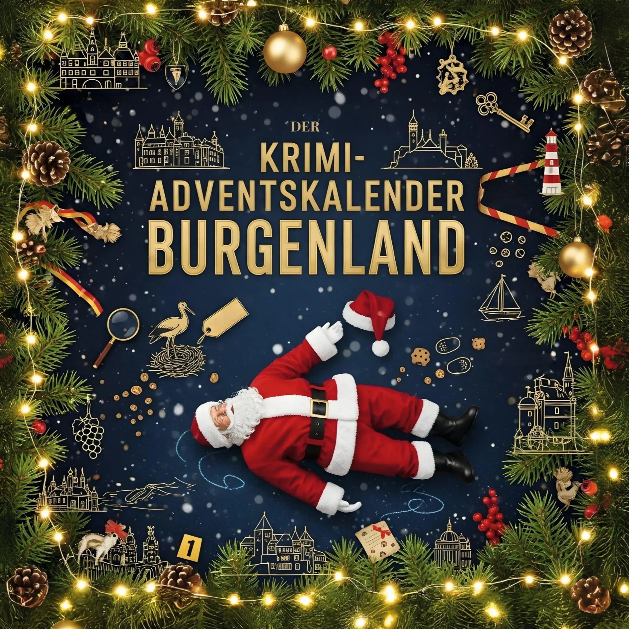 Cover: 9783695300662 | Der Krimi-Adventskalender Burgenland | Mordsverdächtig in 24 Akten