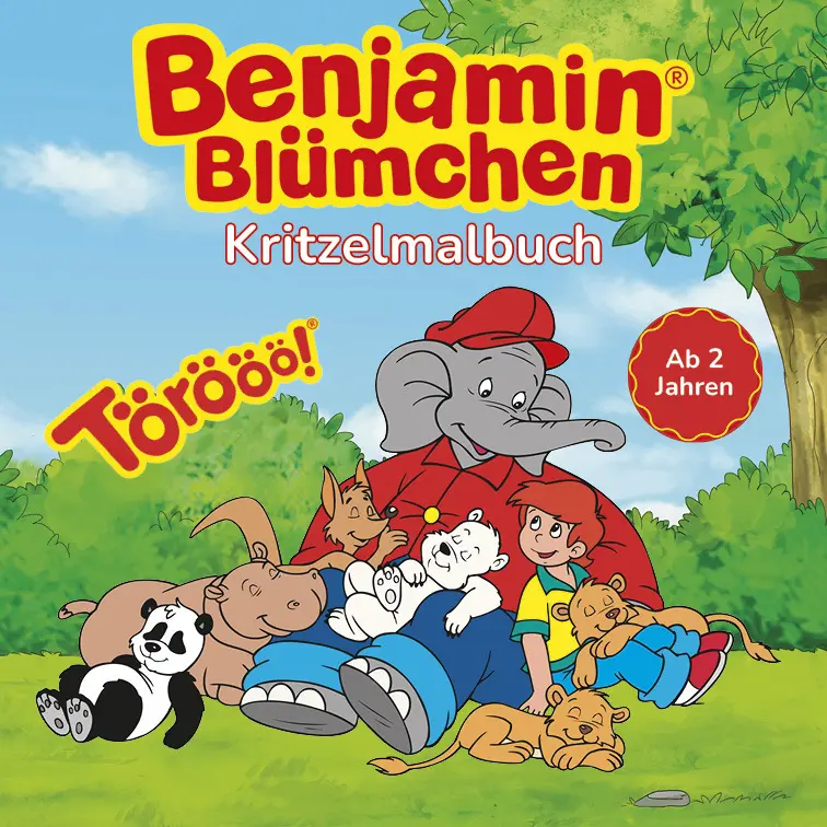Cover: 9783985850662 | Benjamin Blümchen Kritzelmalbuch - ab 2 Jahren | KIDDINX Studios GmbH