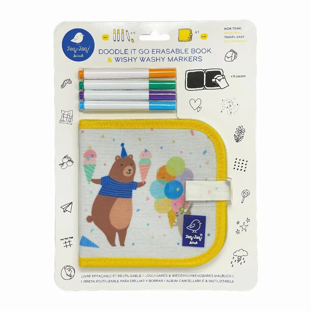 Cover: 753068880762 | Mini-Malbuch Bär mit 4 Wishy Washy Stiften | Taschenbuch | 2022