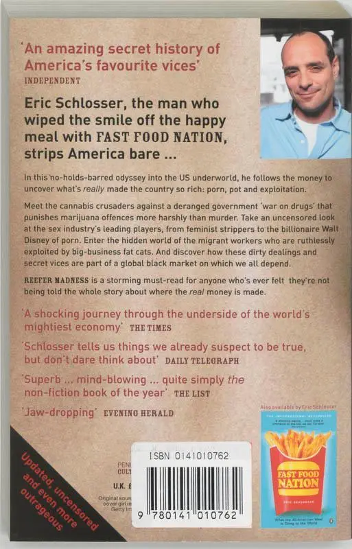 Rückseite: 9780141010762 | Reefer Madness | Eric Schlosser | Taschenbuch | Englisch | 2004