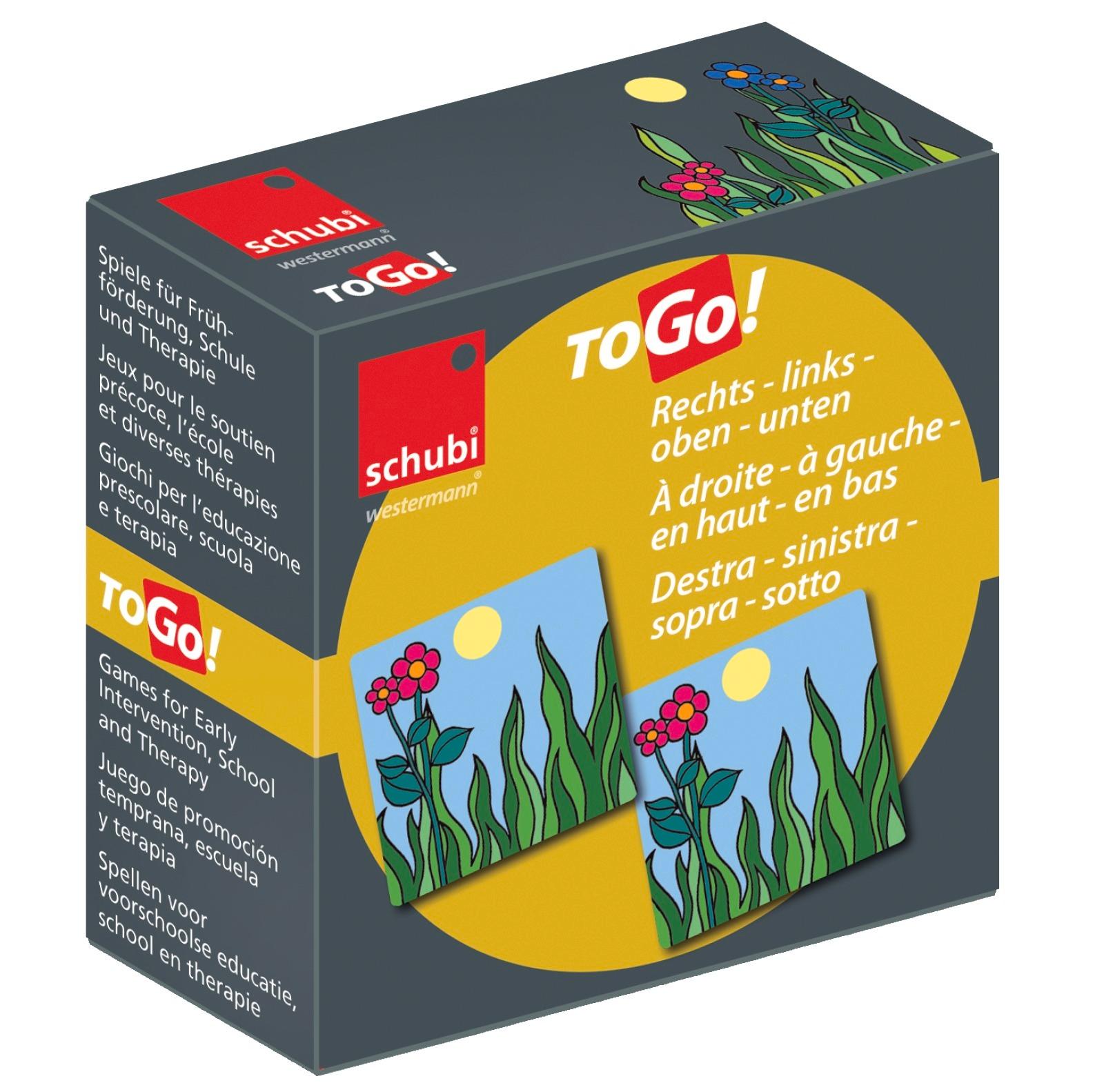 Cover: 9783072100762 | schubi ToGo 8 | Rechts-links-oben-unten | Box | Lehr- und Lernkarten
