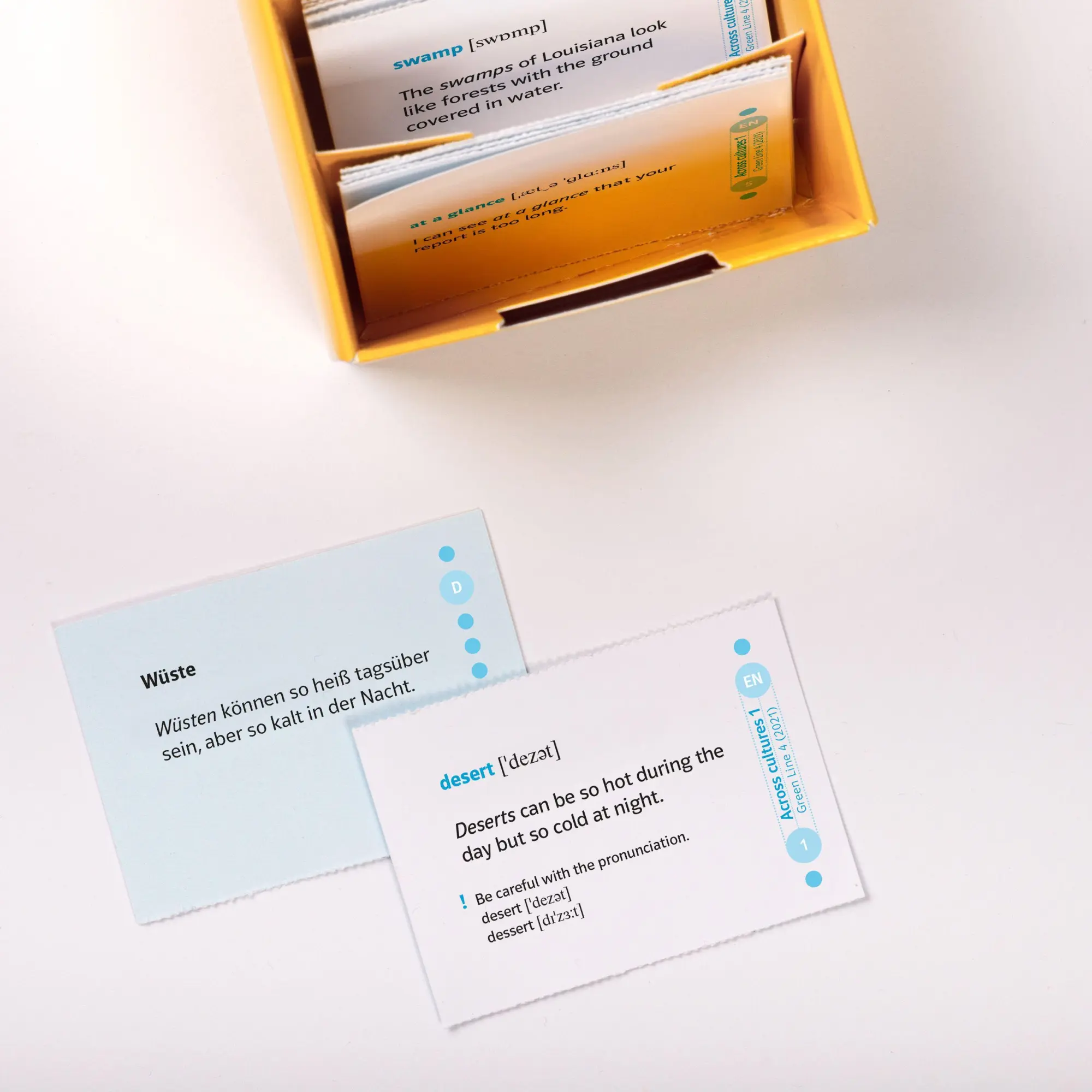 Bild: 9783129240762 | Green Line 4 (ab 2021) Klasse 8 Vokabel-Lernbox zum Schulbuch | Buch