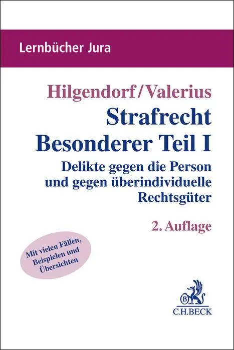 Cover: 9783406820762 | Strafrecht Besonderer Teil I | Eric Hilgendorf (u. a.) | Taschenbuch