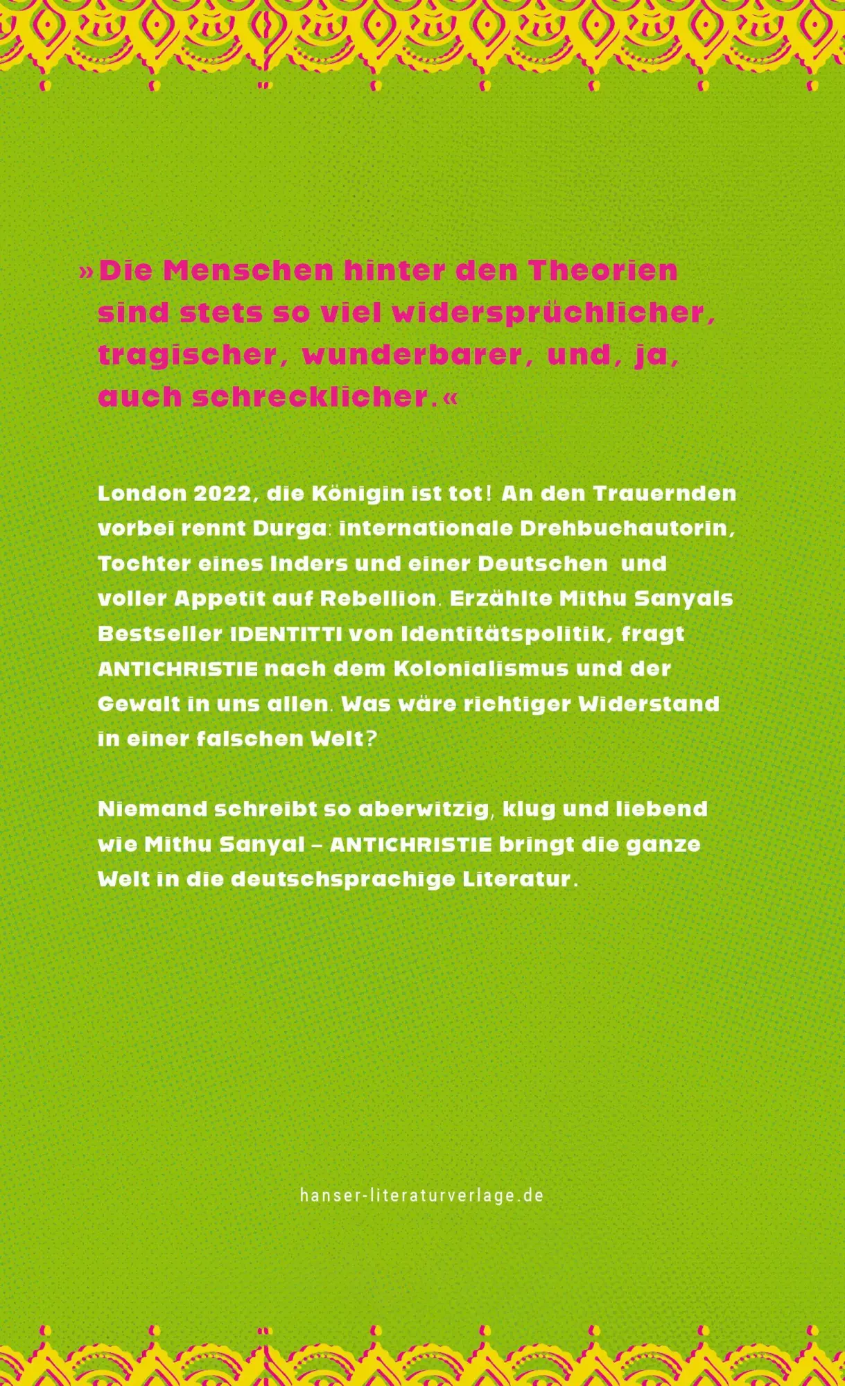 Bild: 9783446280762 | Antichristie | Roman | Mithu Sanyal | Buch | 544 S. | Deutsch | 2024