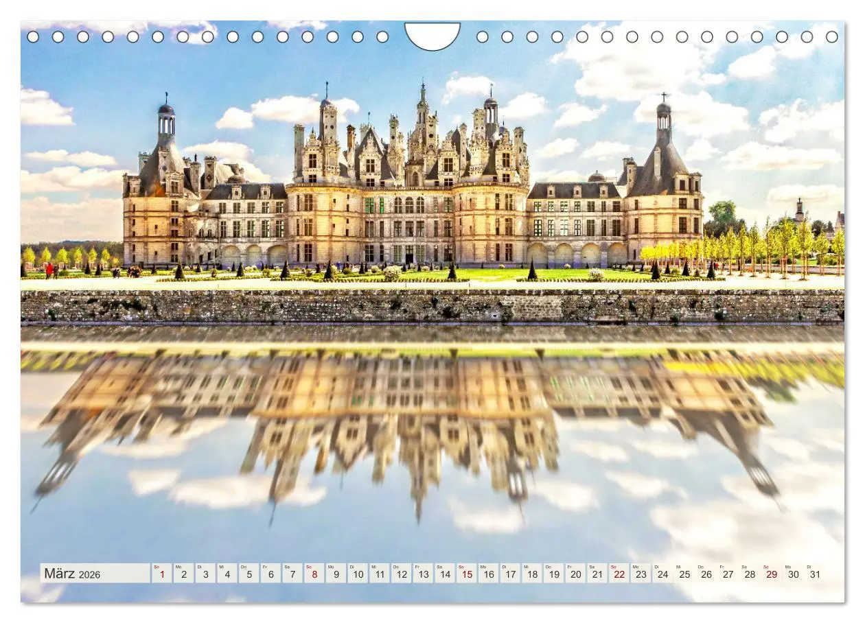 Bild: 9783457310762 | Romantisches Loiretal (Wandkalender 2026 DIN A4 quer), CALVENDO...