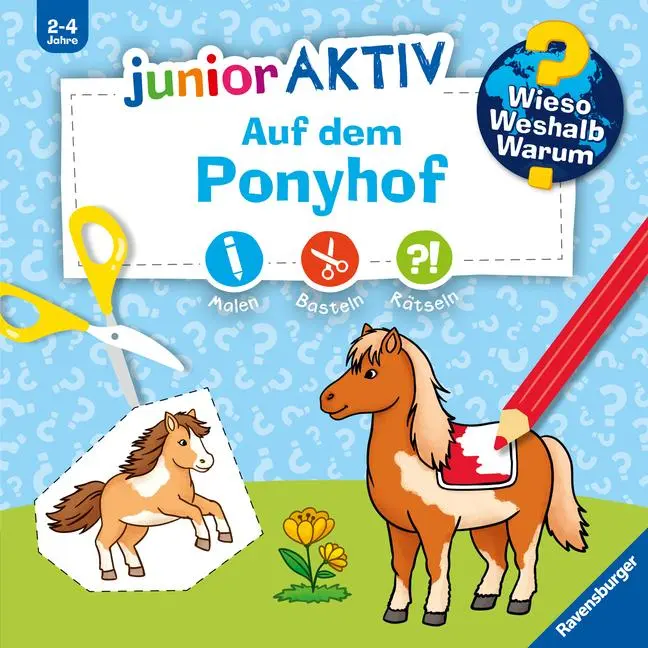 Cover: 9783473600762 | Wieso? Weshalb? Warum? junior AKTIV - Auf dem Ponyhof | Marie Zippel