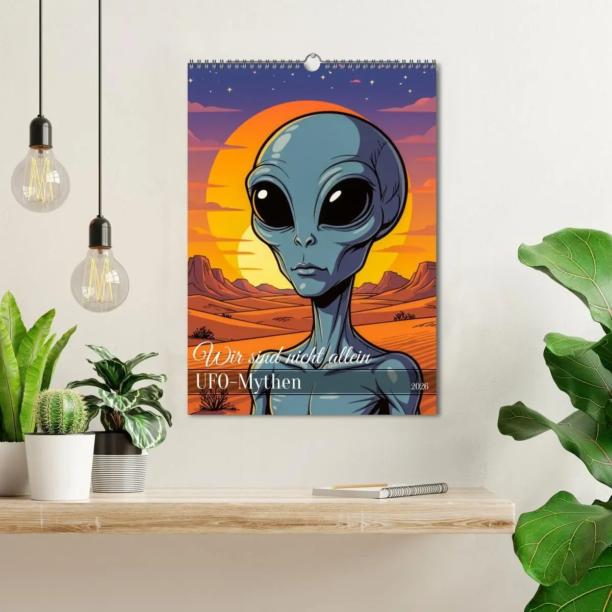 Bild: 9783516710762 | Wir sind nicht allein - UFO-Mythen (Wandkalender 2026 DIN A3 hoch),...