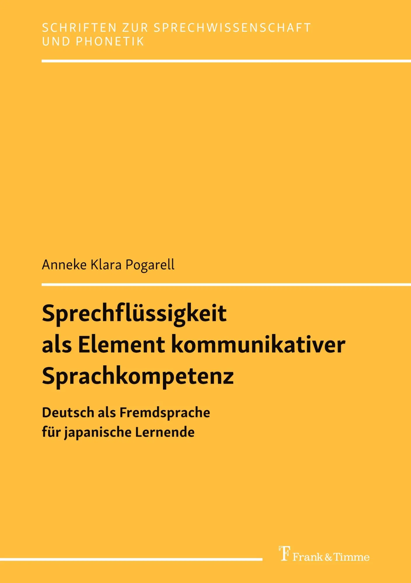 Cover: 9783732910762 | Sprechflüssigkeit als Element kommunikativer Sprachkompetenz | Buch