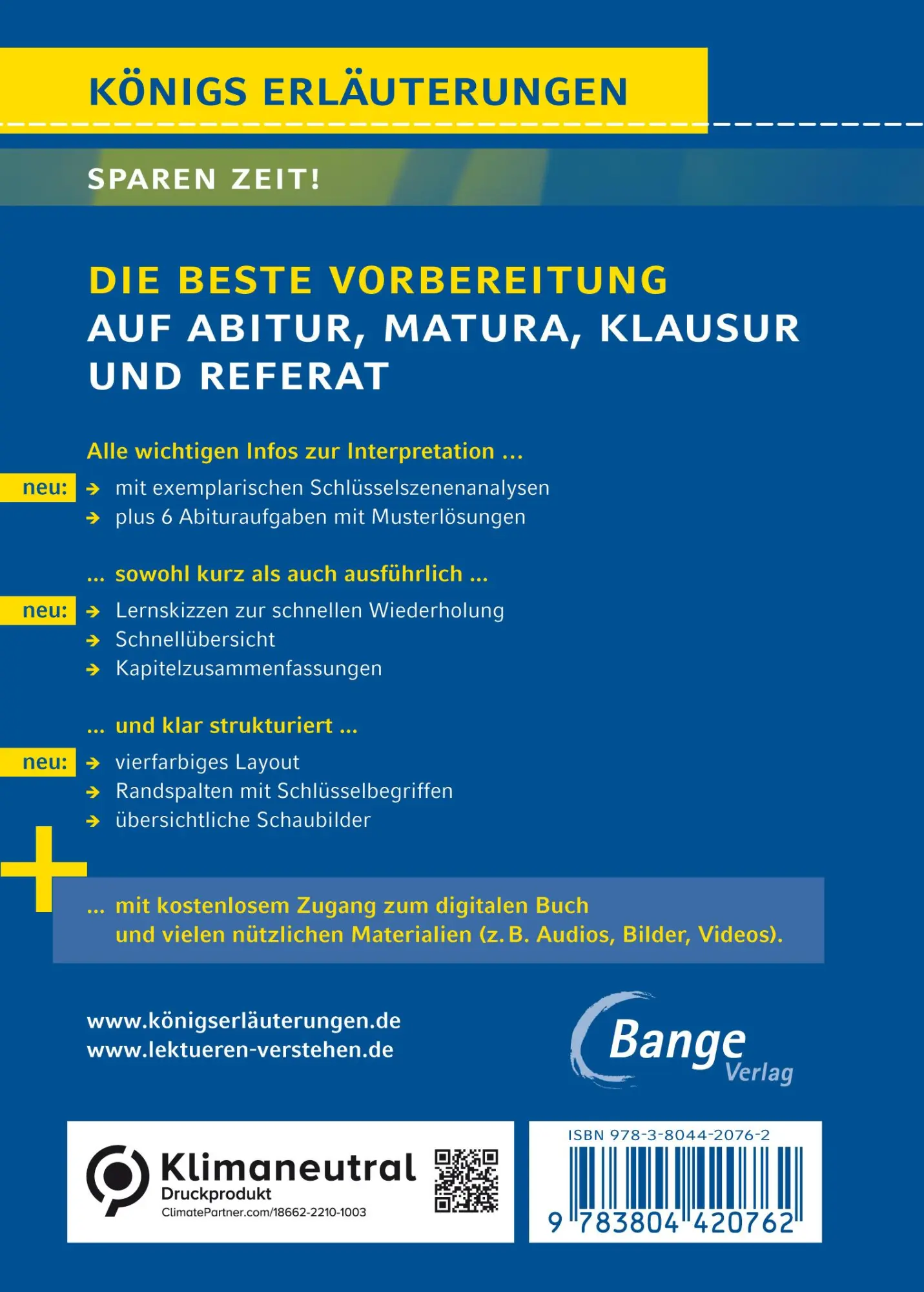 Rückseite: 9783804420762 | Der Besuch der alten Dame - Textanalyse und Interpretation | Buch