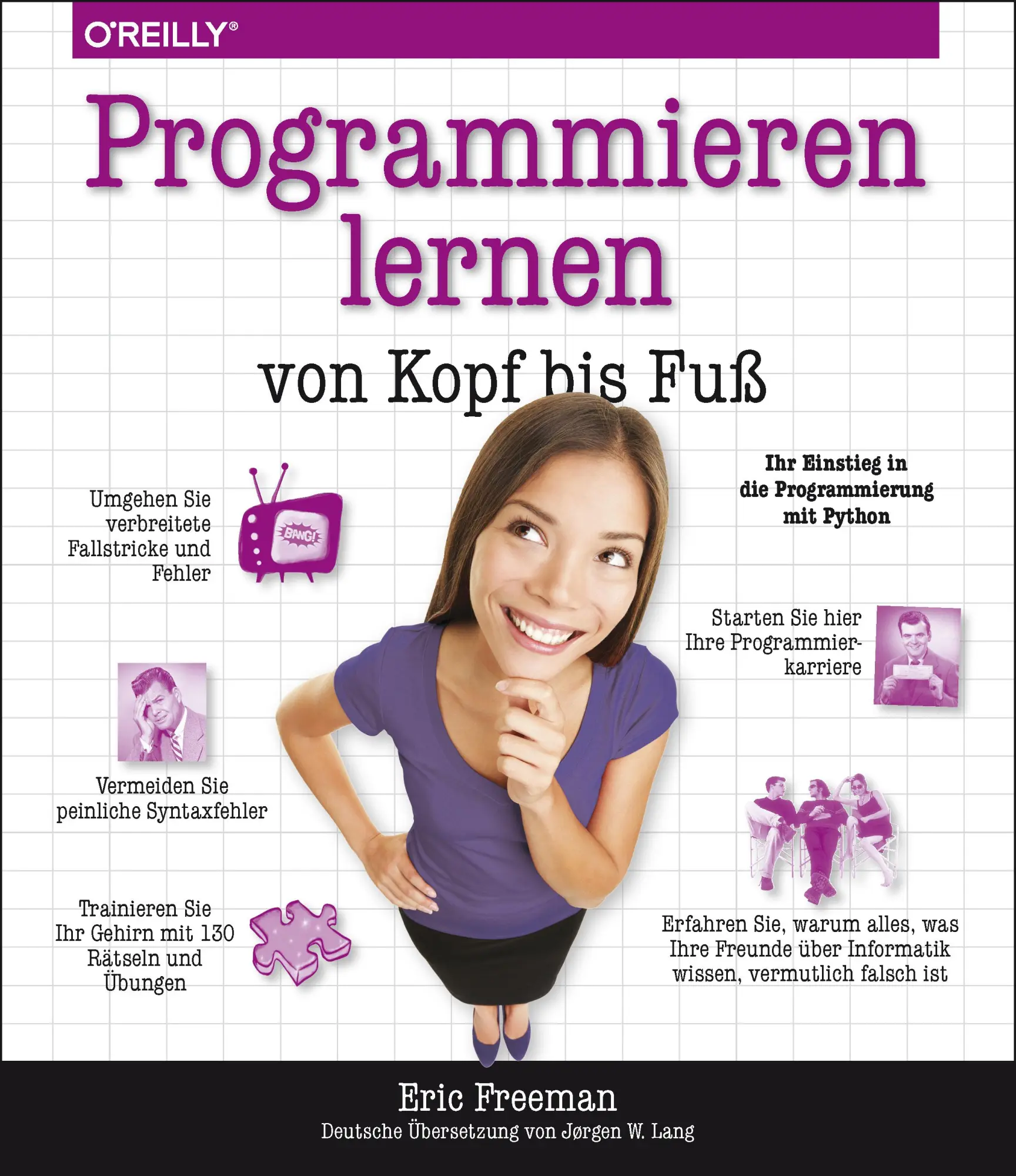 Cover: 9783960090762 | Programmieren lernen von Kopf bis Fuß | Eric Freeman | Taschenbuch