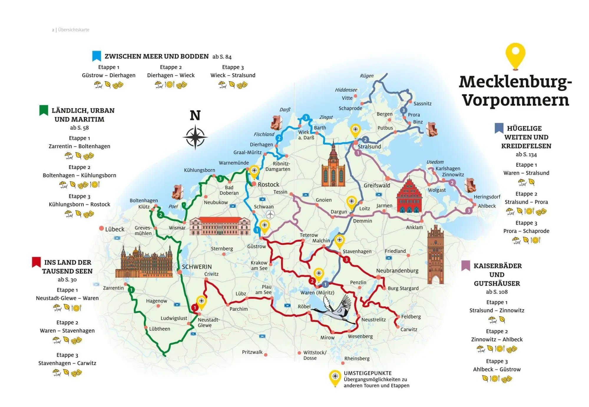 Bild: 9783986450762 | ADAC Roadtrips Mecklenburg-Vorpommern mit Ostseeküste | Katja Gartz