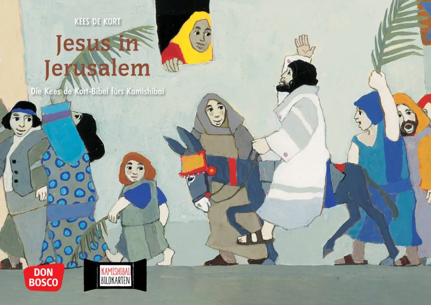 Cover: 4260694920862 | Jesus in Jerusalem. Kamishibai Bildkartenset | Kees de Kort | Box