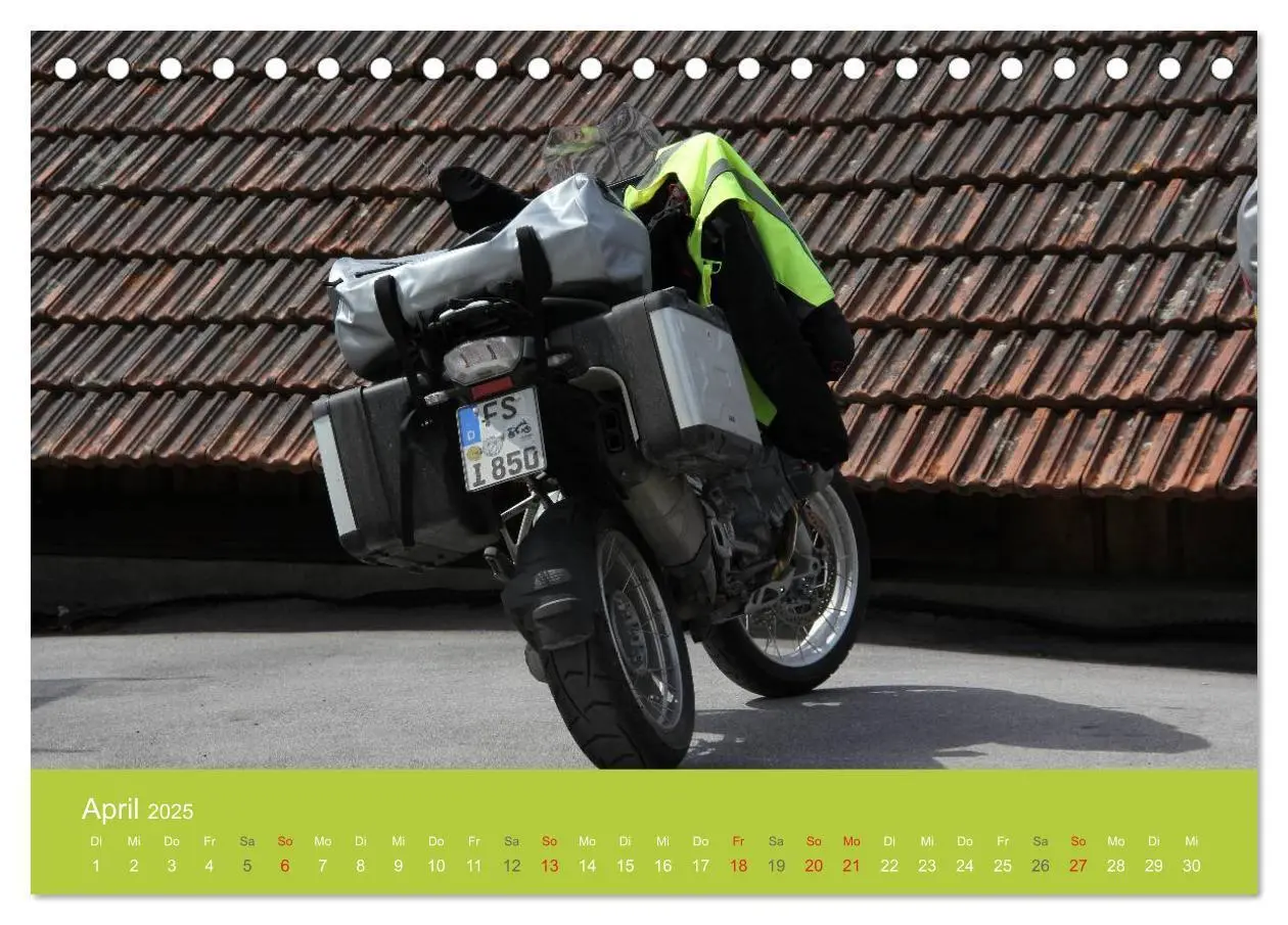 Bild: 9783435520862 | Freude an - Spaß mit der BMW GS (Tischkalender 2025 DIN A5 quer),...