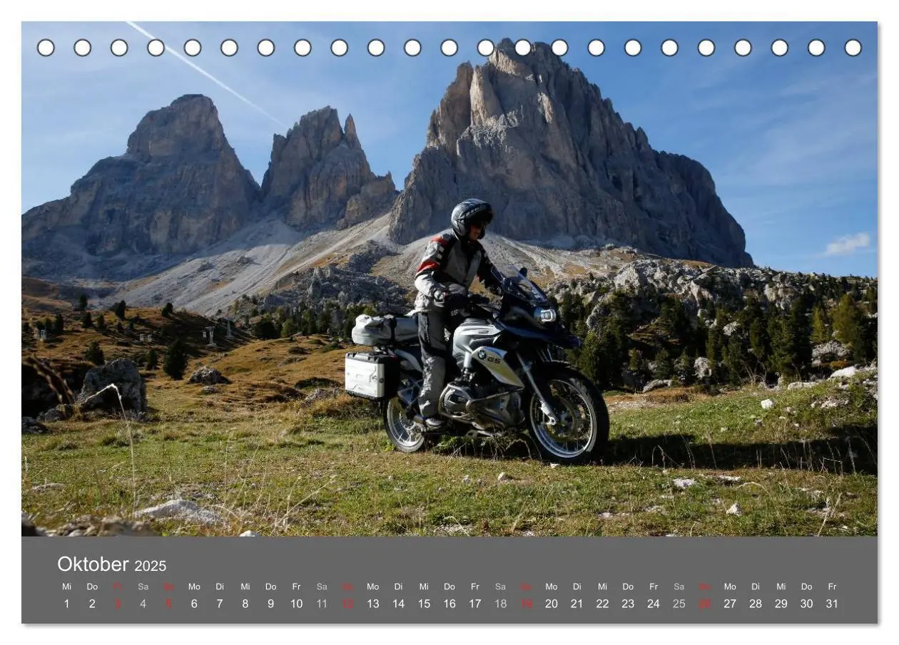 Bild: 9783435520862 | Freude an - Spaß mit der BMW GS (Tischkalender 2025 DIN A5 quer),...