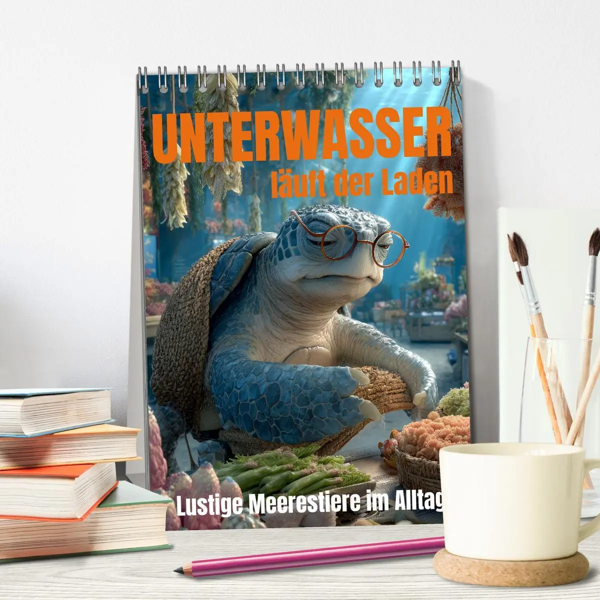 Bild: 9783516630862 | UNTERWASSER läuft der Laden - lustige Meerestiere im Alltag...
