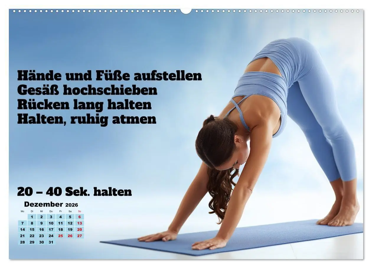 Bild: 9783516700862 | Yoga Kalender - Übungen und Meditation für jeden Monat...