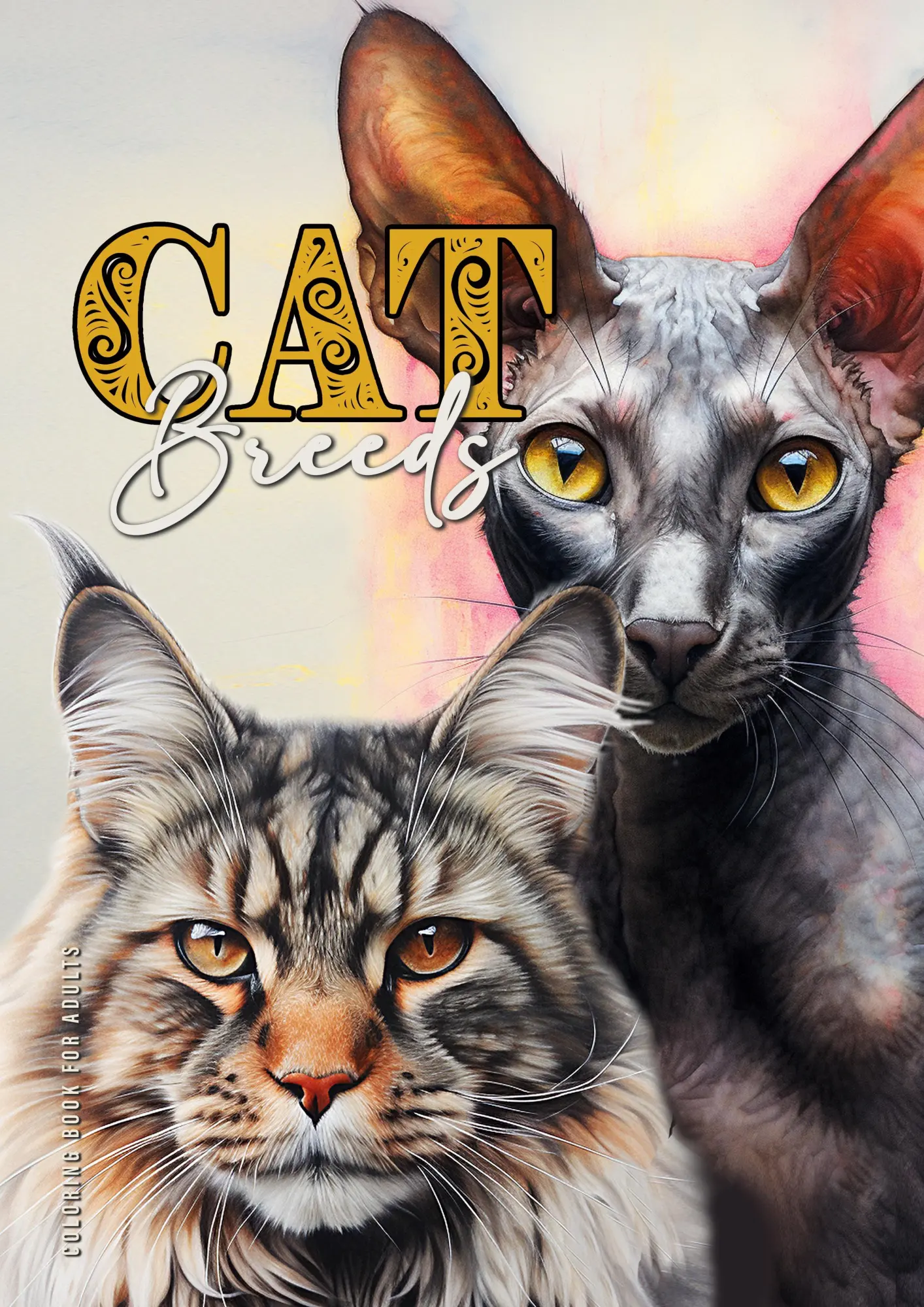 Cover: 9783758430862 | Cat Breeds Coloring Book for Adults | Monsoon Publishing | Taschenbuch