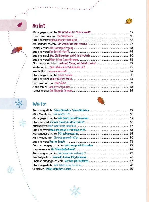 Bild: 9783960460862 | Das Krippen-Jahreszeitenbuch | Streichelspiele &amp; Massagegeschichten