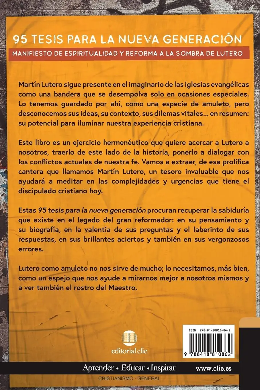 Rückseite: 9788418810862 | 95 Tesis para la nueva generación | Lucas Magnin | Taschenbuch | 2022