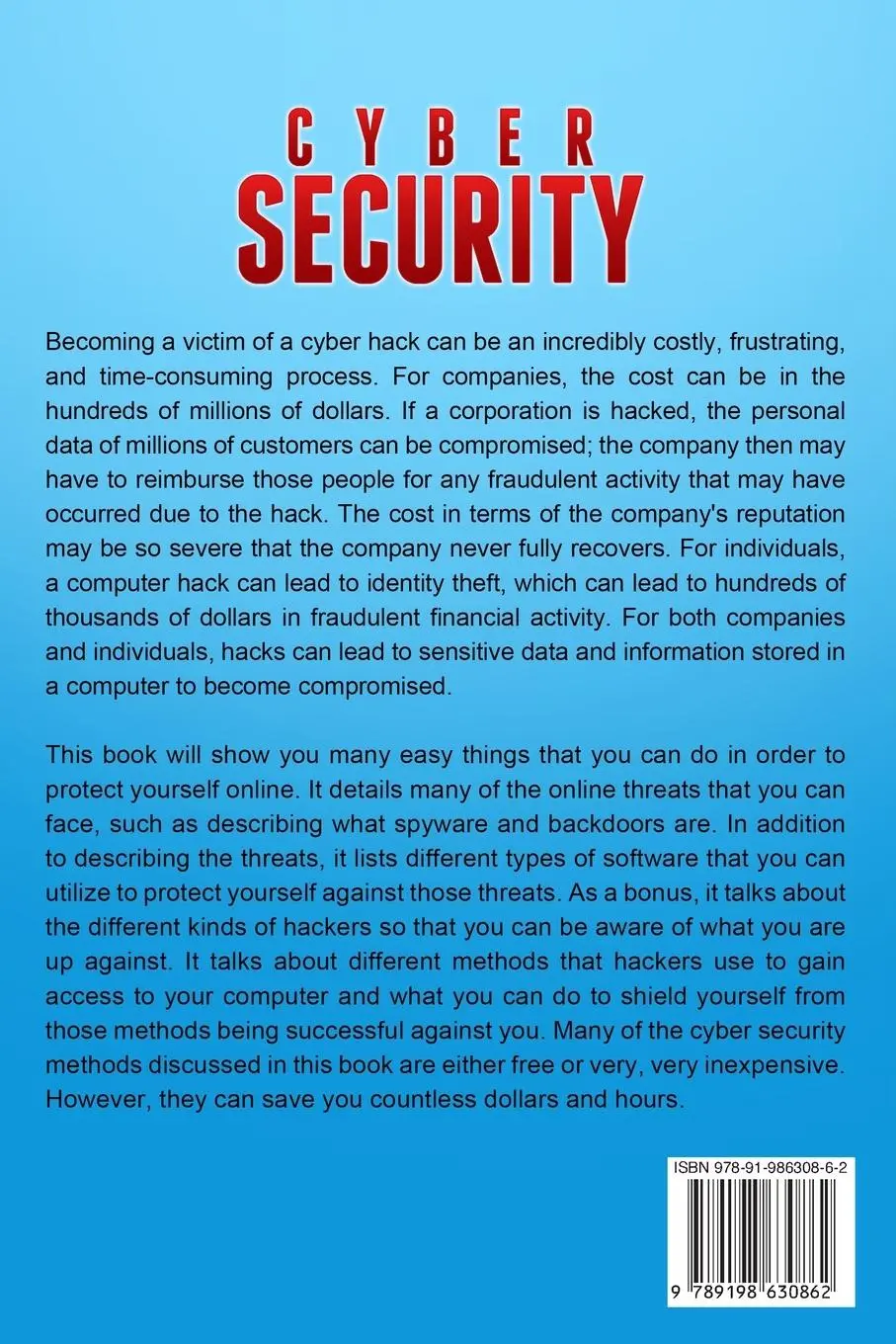 Rückseite: 9789198630862 | Cyber Security | Hacking Studios | Taschenbuch | Englisch | 2020