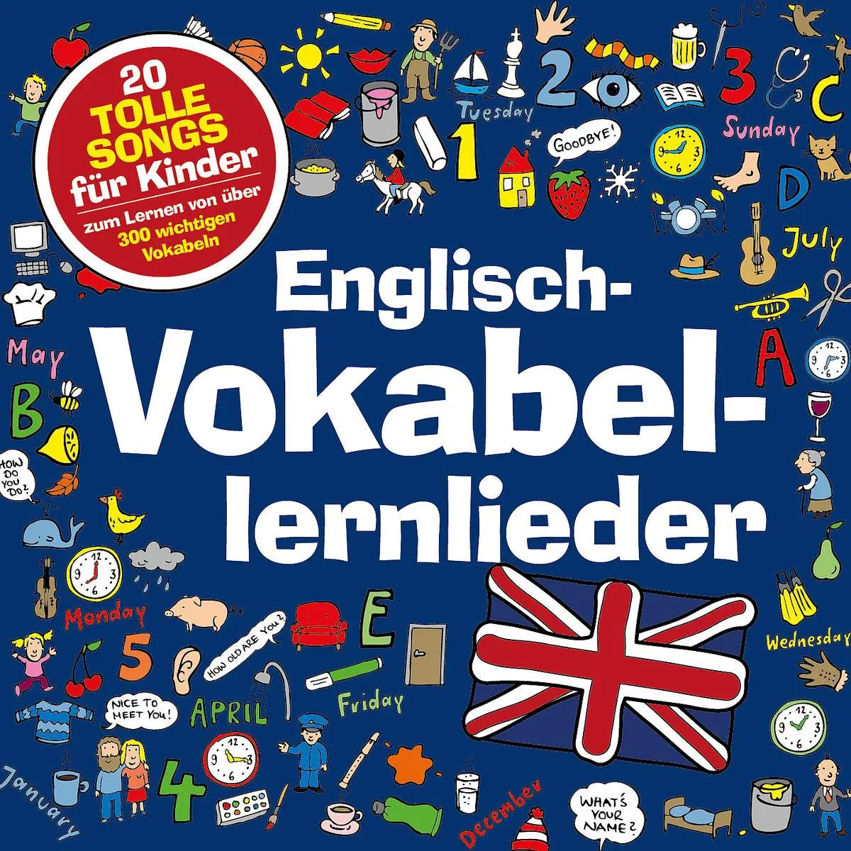 Cover: 4260167470962 | Englisch-Vokabellernlieder | Marie &amp; Finn | Audio-CD | 59 Min. | 2015