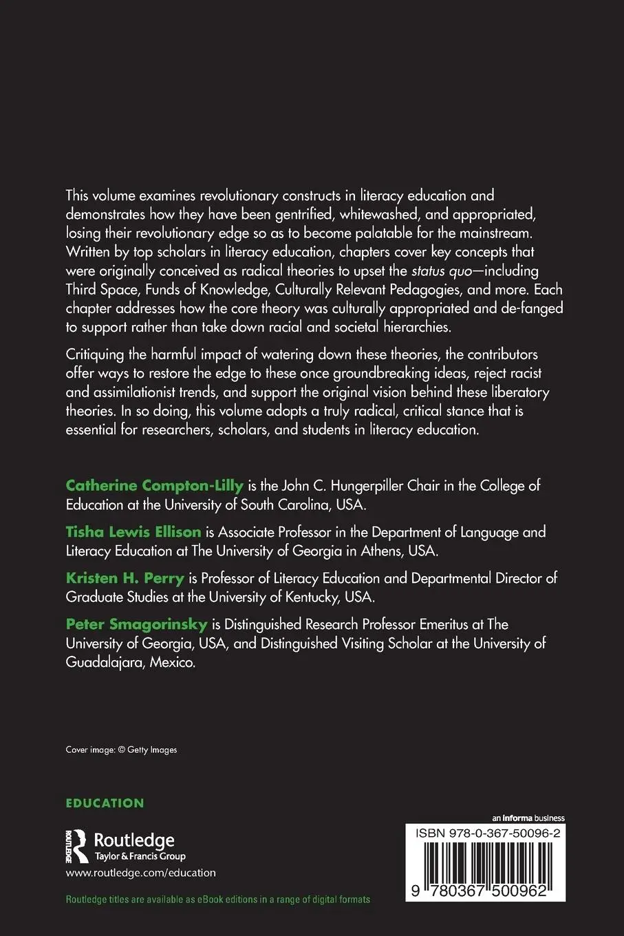 Rückseite: 9780367500962 | Whitewashed Critical Perspectives | Restoring the Edge to Edgy Ideas