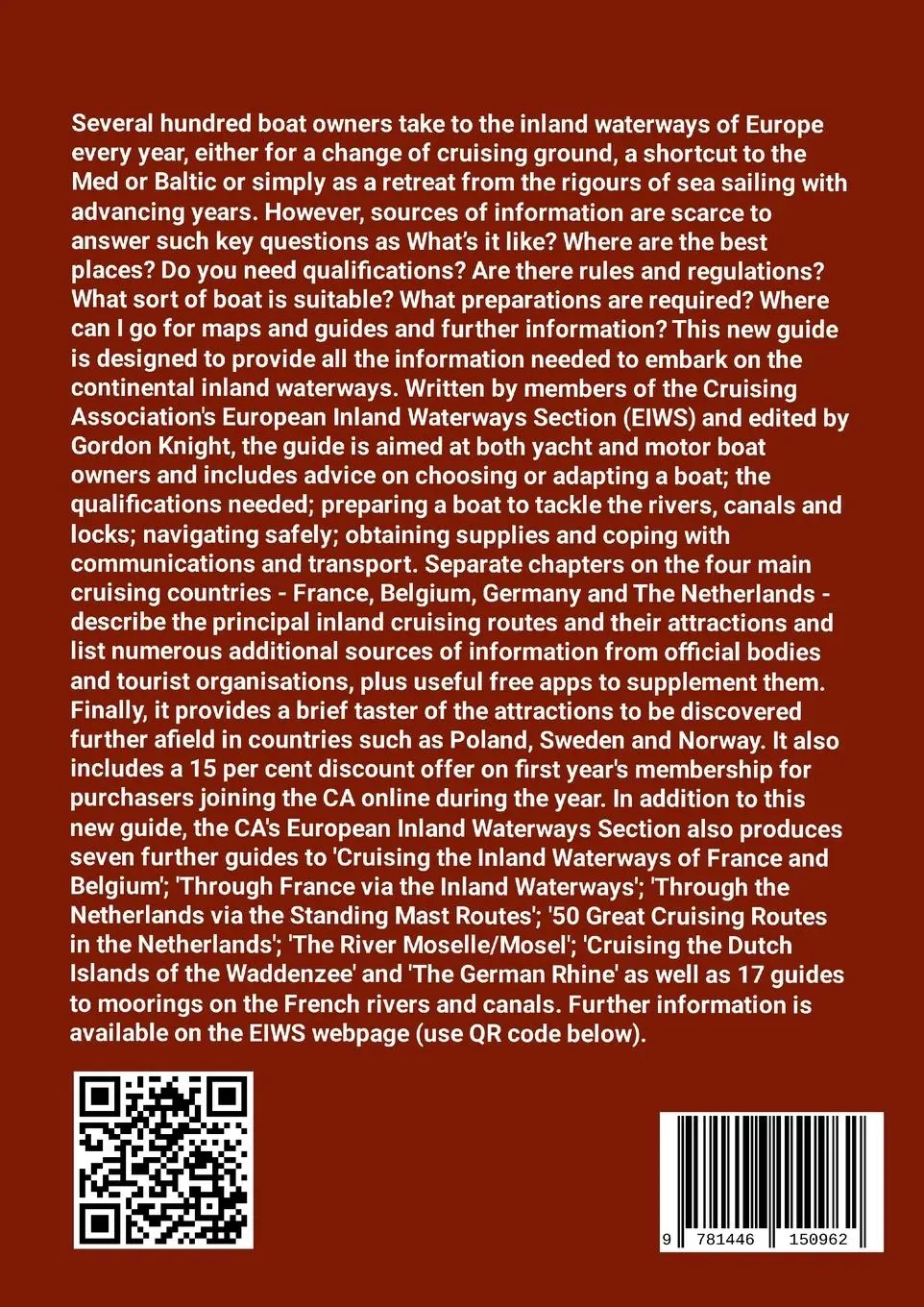 Rückseite: 9781446150962 | Introduction to the European Inland Waterways | Gordon Knight | Buch