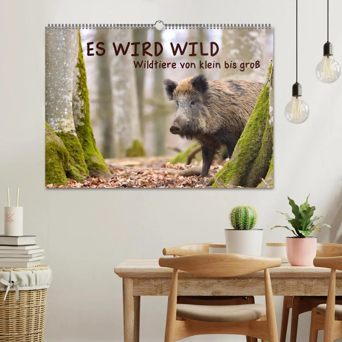 Bild: 9783457600962 | ES WIRD WILD Wildtiere von klein bis groß (Wandkalender 2026 DIN A2...