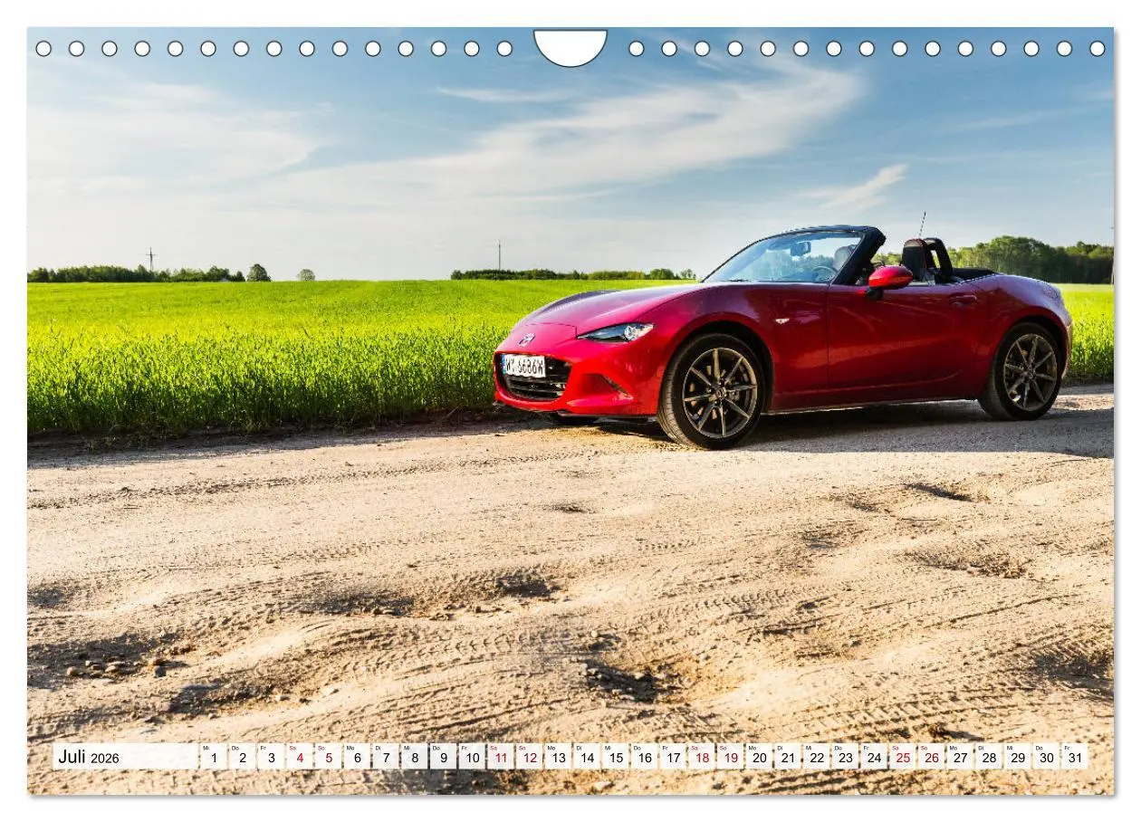 Bild: 9783457770962 | Ich liebe Miata (Wandkalender 2026 DIN A4 quer), CALVENDO...
