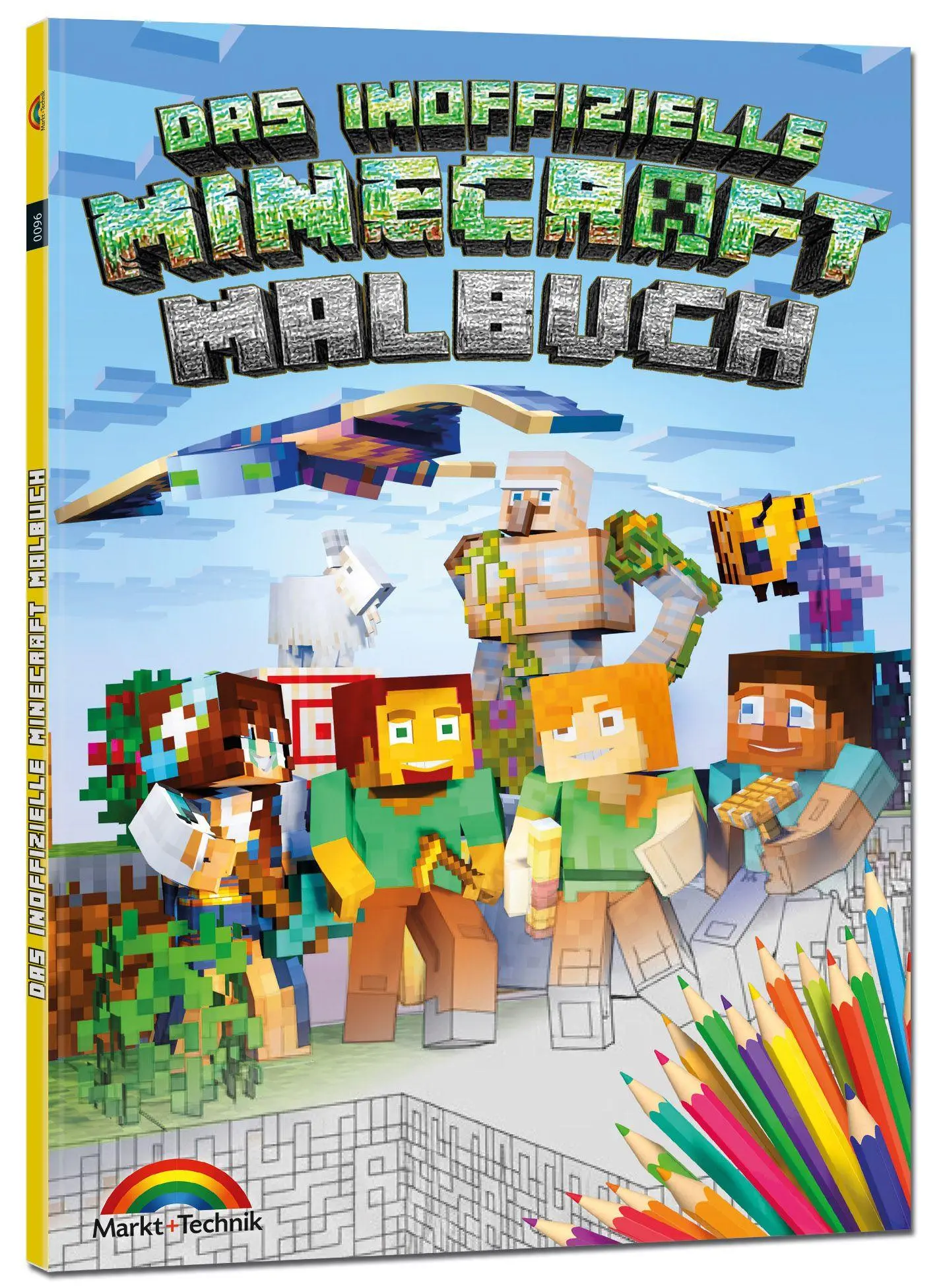Cover: 9783988100962 | Das inoffizielle Minecraft Malbuch für Kinder und Jugendliche - zum...