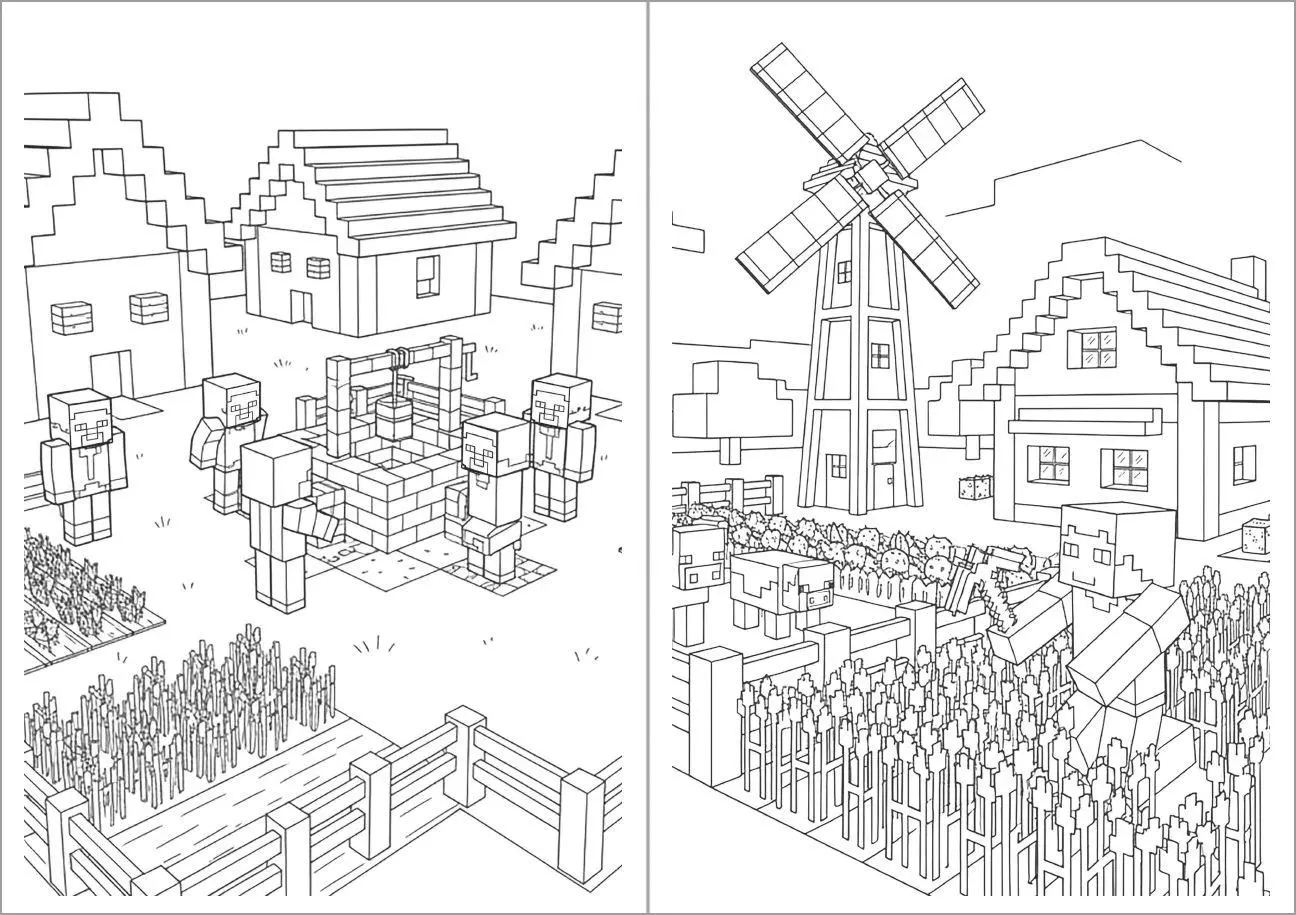 Bild: 9783988100962 | Das inoffizielle Minecraft Malbuch für Kinder und Jugendliche - zum...