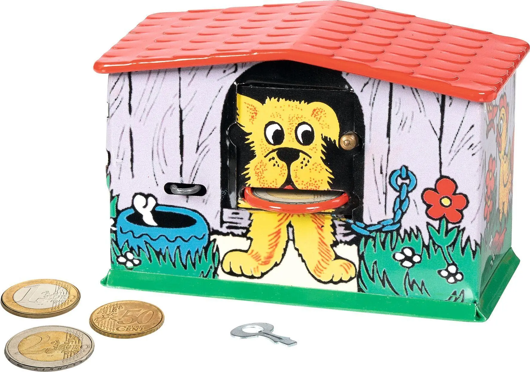 Cover: 4013594141062 | Spardose Hund | 13 x 7 x 8,5 cm, Blech, per Stück | 14106 | Deutsch