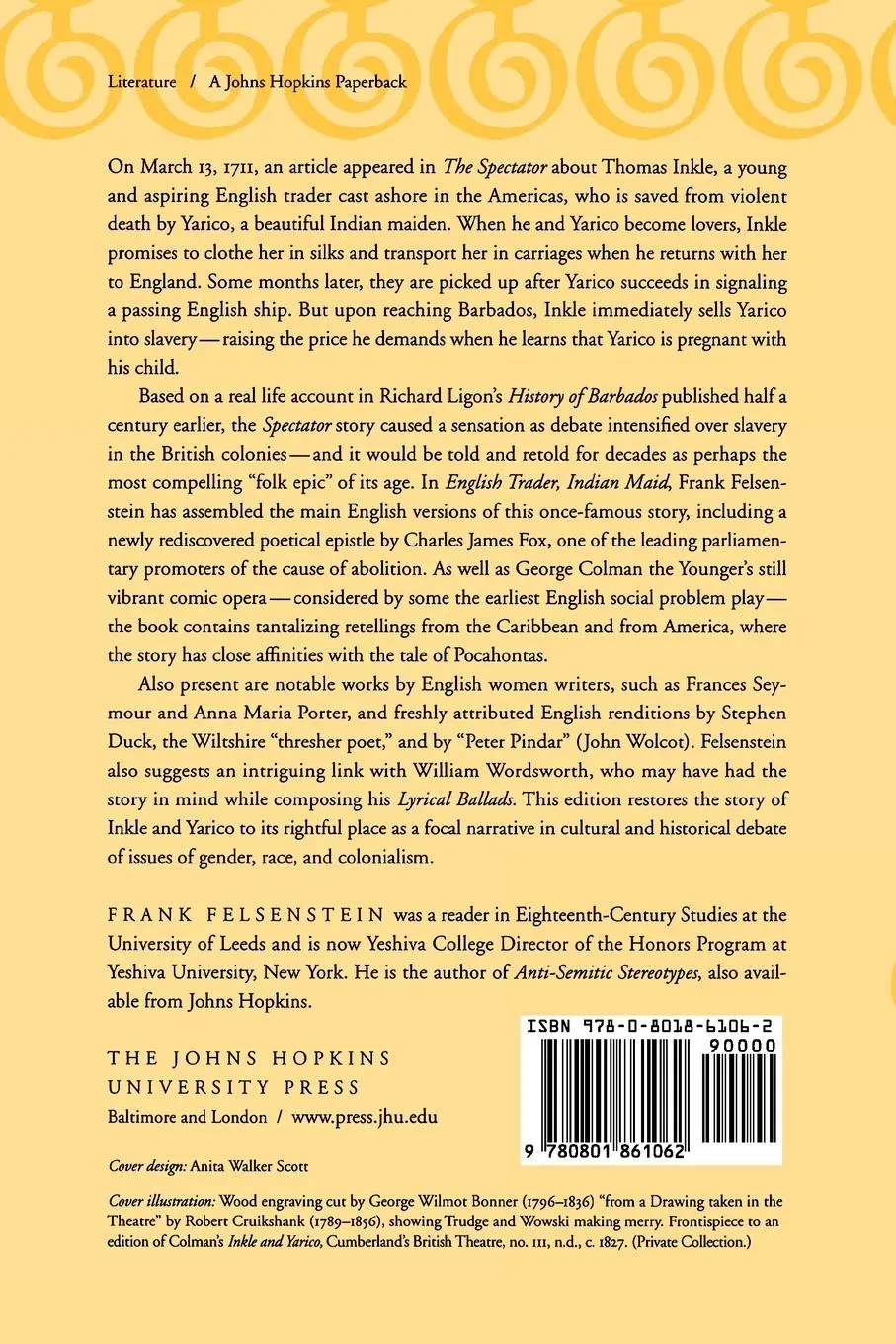 Rückseite: 9780801861062 | English Trader, Indian Maid | Frank Felsenstein | Taschenbuch | 1999