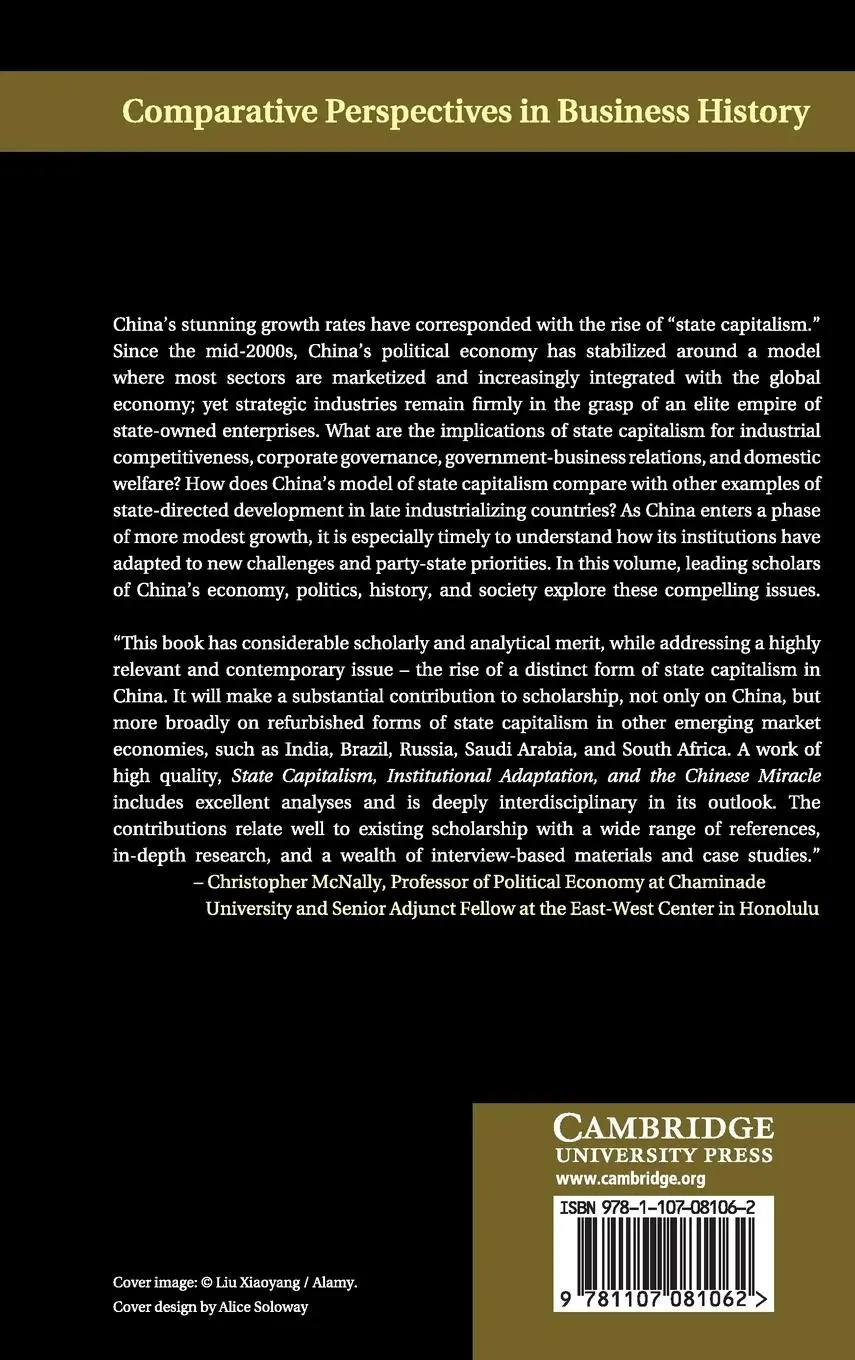 Rückseite: 9781107081062 | State Capitalism, Institutional Adaptation, and the Chinese Miracle