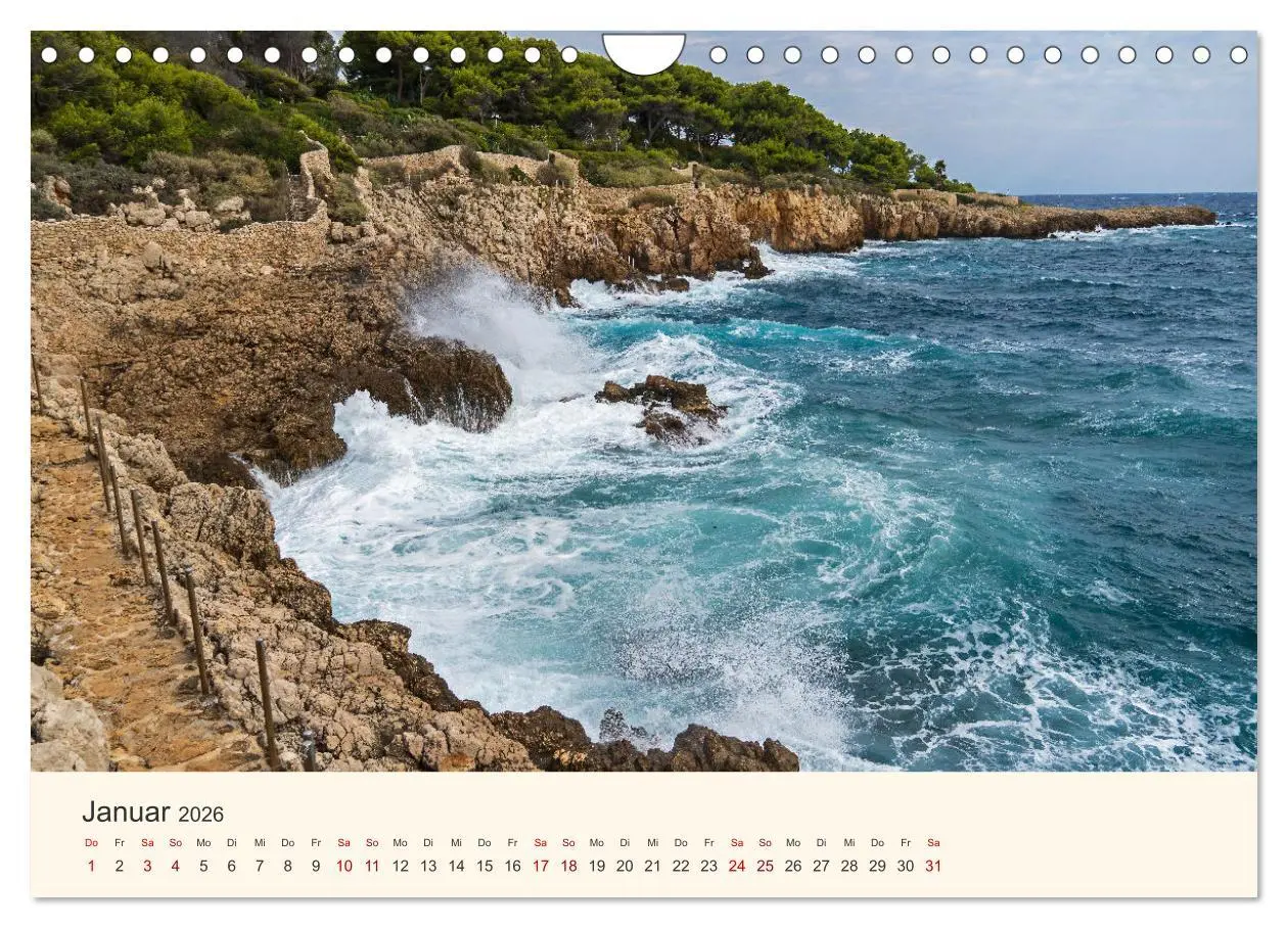 Bild: 9783457801062 | Wunderschöne Côte d'Azur (Wandkalender 2026 DIN A4 quer), CALVENDO...