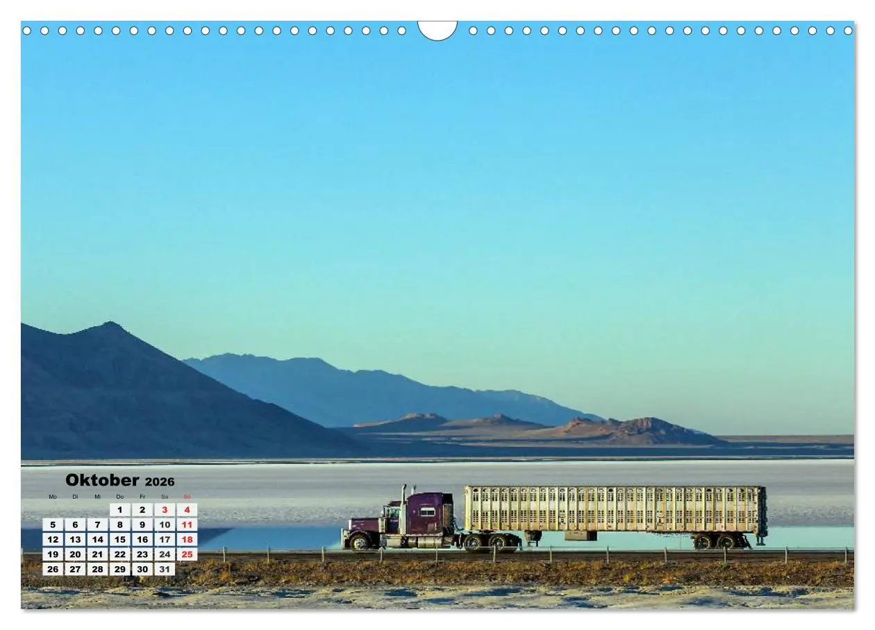 Bild: 9783457971062 | US-Trucks. Faszination Langhauber (Wandkalender 2026 DIN A3 quer),...