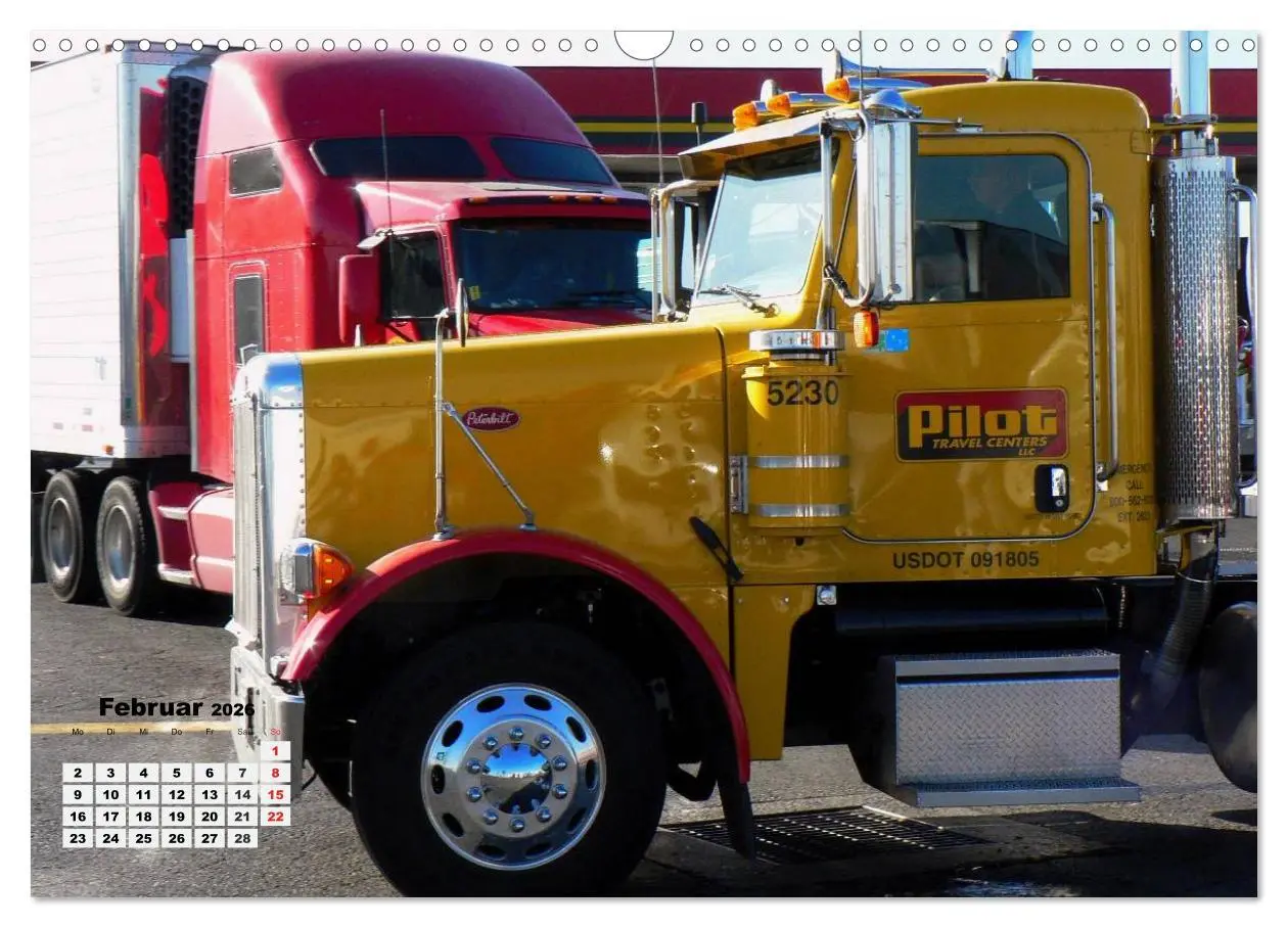 Bild: 9783457971062 | US-Trucks. Faszination Langhauber (Wandkalender 2026 DIN A3 quer),...