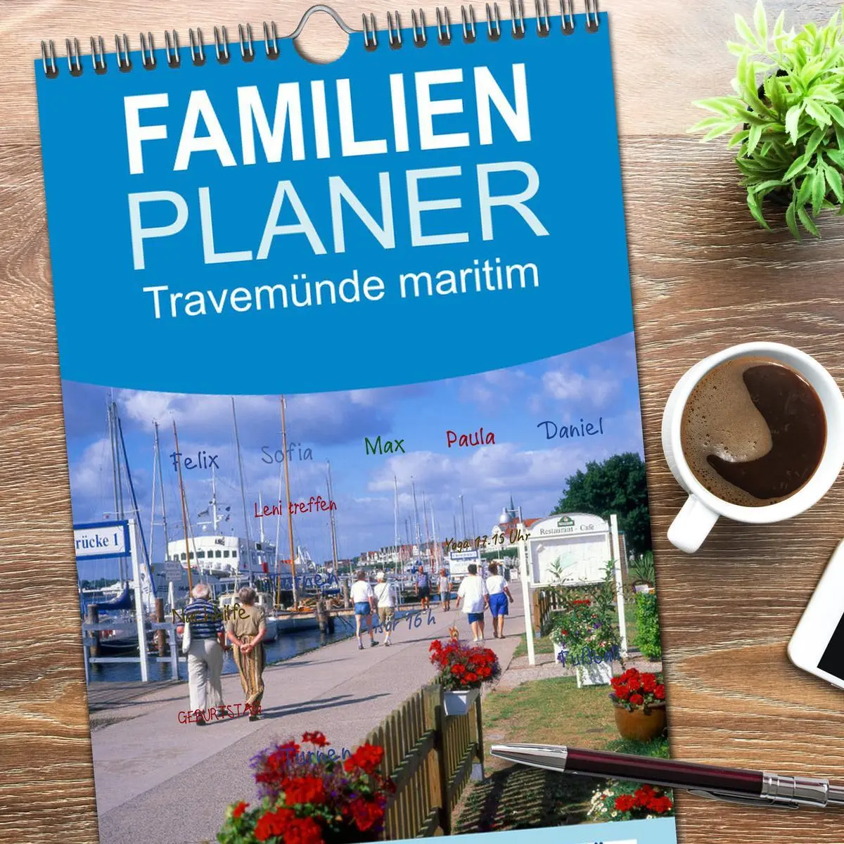 Bild: 9783516511062 | Familienplaner 2026 - Travemünde maritim mit 5 Spalten...