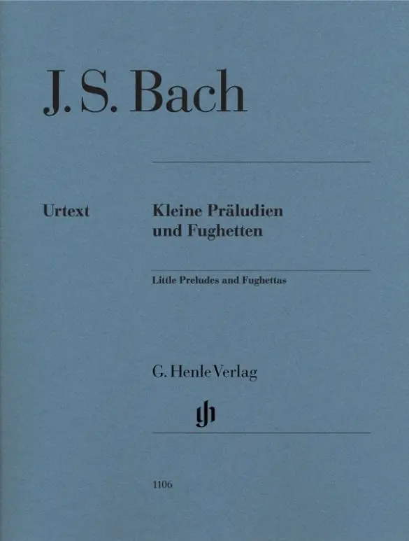 Cover: 9790201811062 | Kleine Präludien und Fughetten, Urtext | Instrumentation: Piano solo
