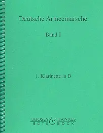 Cover: 9790202591062 | Deutsche Armeemärsche Band 1 für Blasorchester Klarinette 1 in B