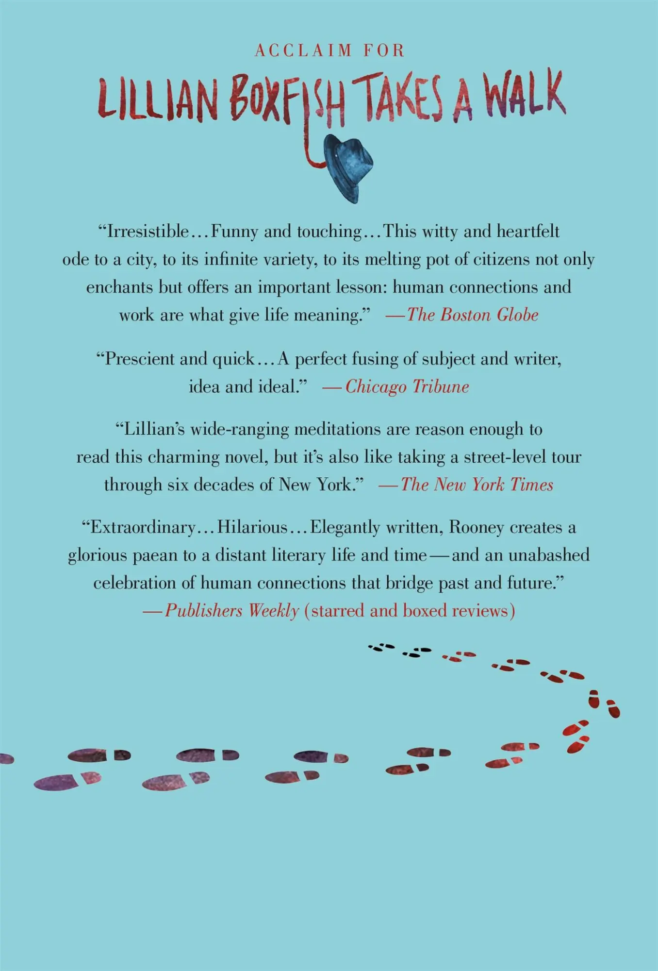 Rückseite: 9781250151162 | Lillian Boxfish Takes a Walk | Kathleen Rooney | Taschenbuch | 287 S.