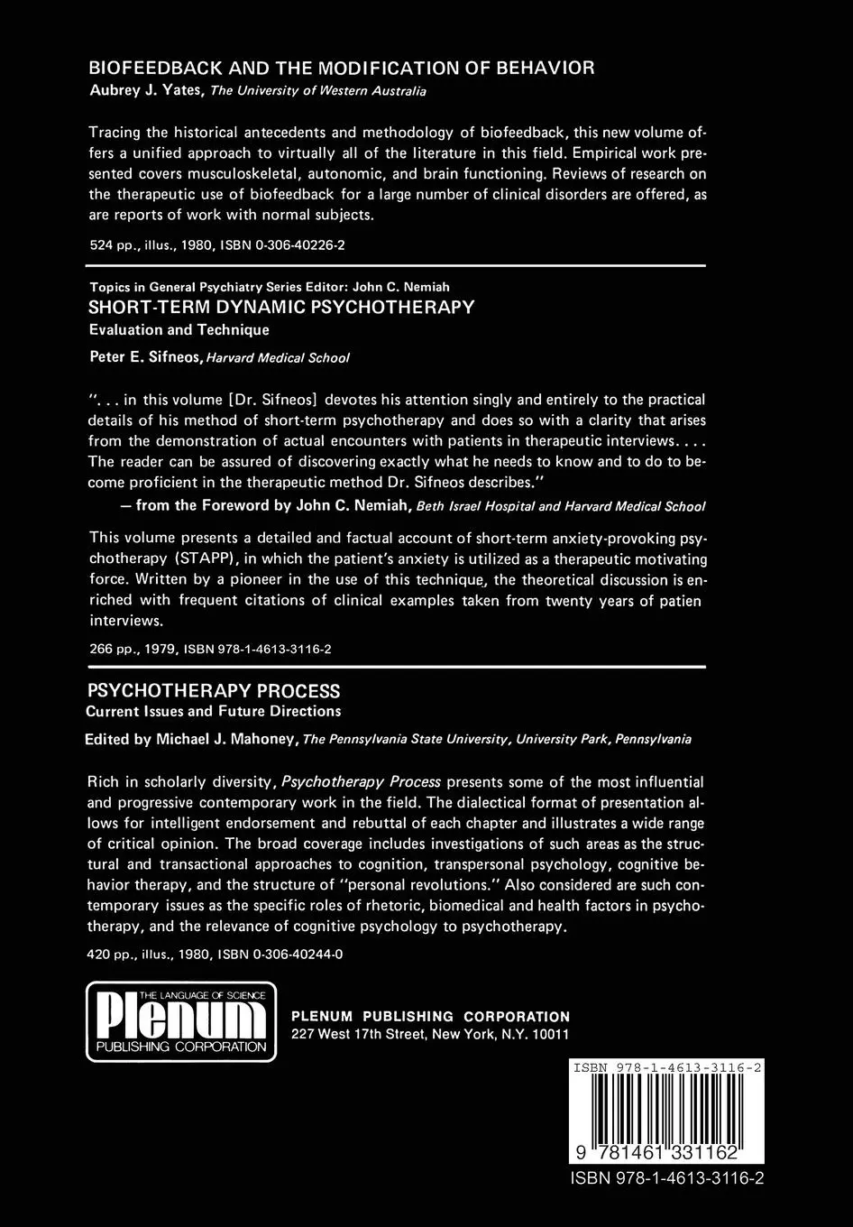 Rückseite: 9781461331162 | Stress and Tension Control | Frank McGuigan | Taschenbuch | xii | 2011