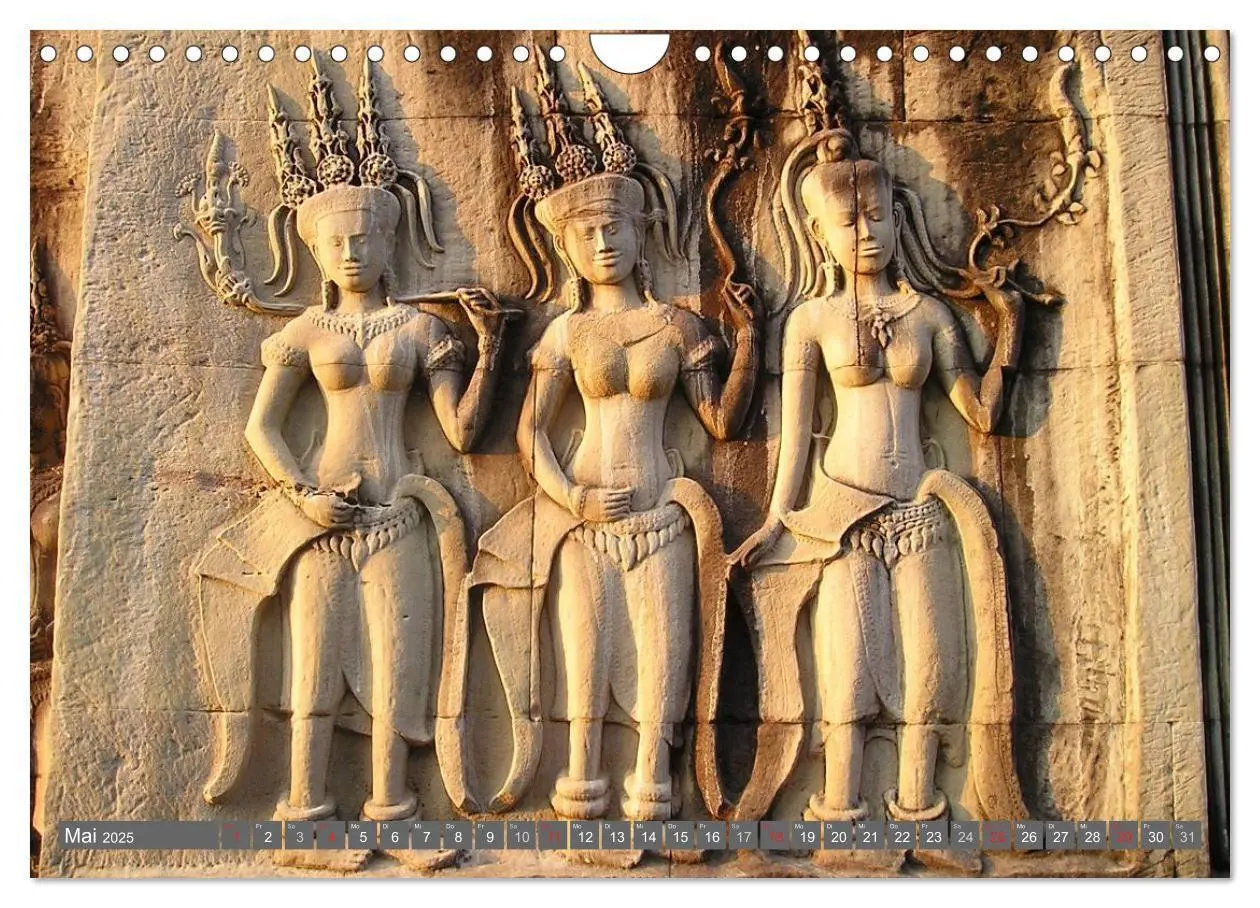 Bild: 9783435701162 | Kambodscha - Angkor Wat (Wandkalender 2025 DIN A4 quer), CALVENDO...