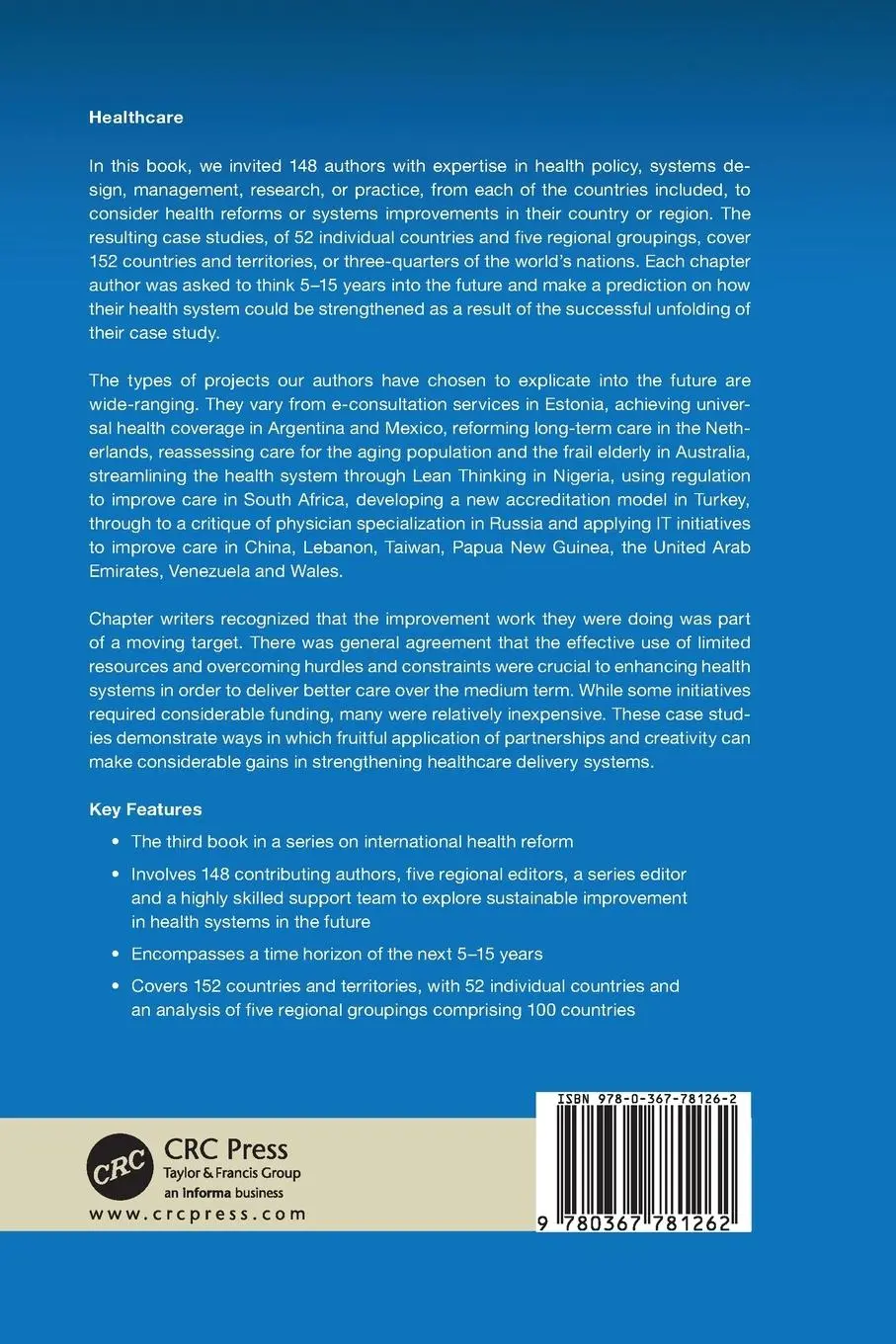 Rückseite: 9780367781262 | Healthcare Systems | Future Predictions for Global Care | Taschenbuch