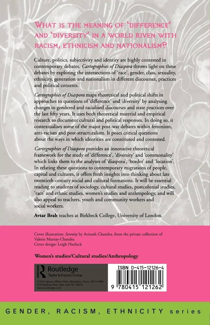 Rückseite: 9780415121262 | Cartographies of Diaspora | Contesting Identities | Avtar Brah | Buch