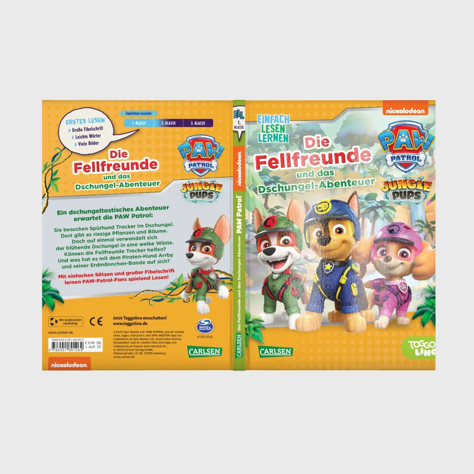 Bild: 9783551691262 | PAW Patrol Erstlesebuch: Die Fellfreunde und das Dschungel-Abenteuer