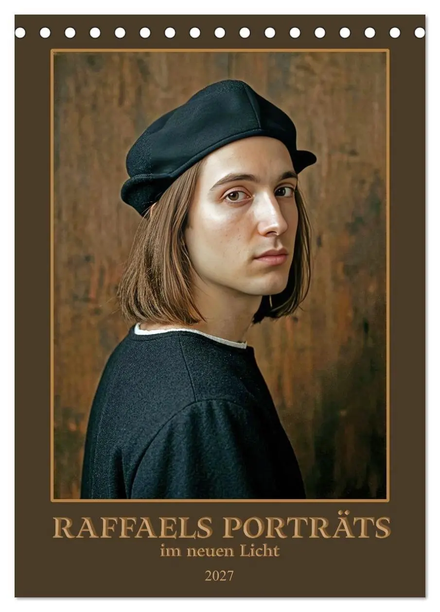 Cover: 9783594261262 | Raffaels Porträts im neuen Licht (Tischkalender 2027 DIN A5 hoch),...
