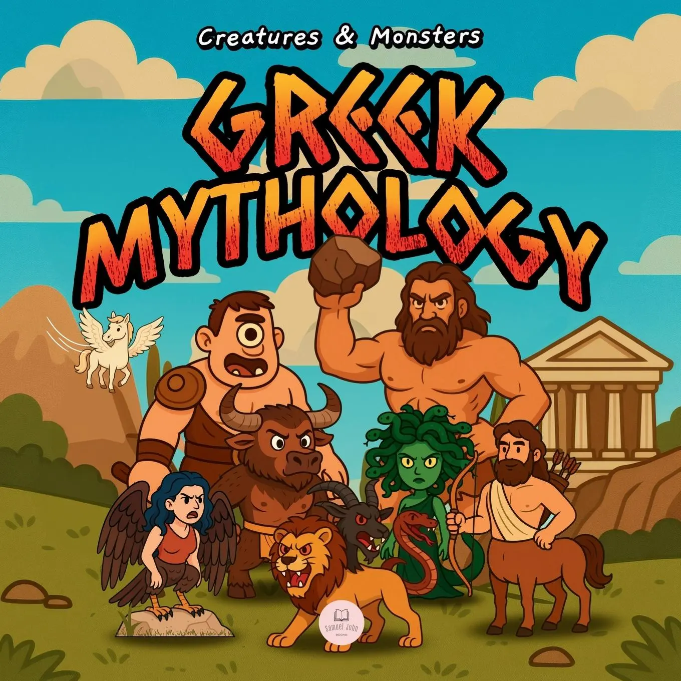 Cover: 9791399041262 | Greek Mythology Creatures &amp; Monsters for Kids | Samuel John | Buch