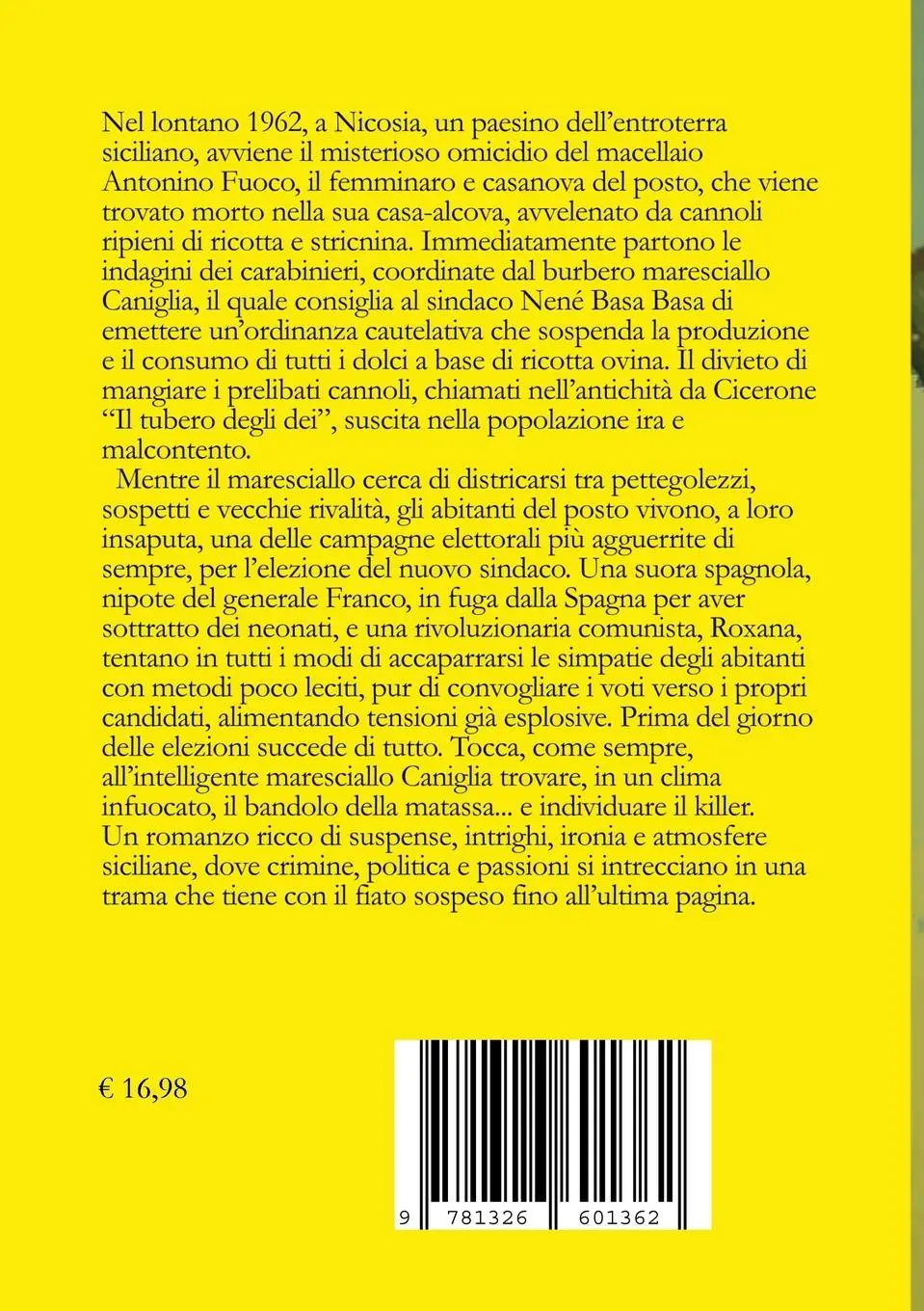 Rückseite: 9781326601362 | Il mistero dei cannoli avvelenati | Giallo siciliano | Presti | Buch