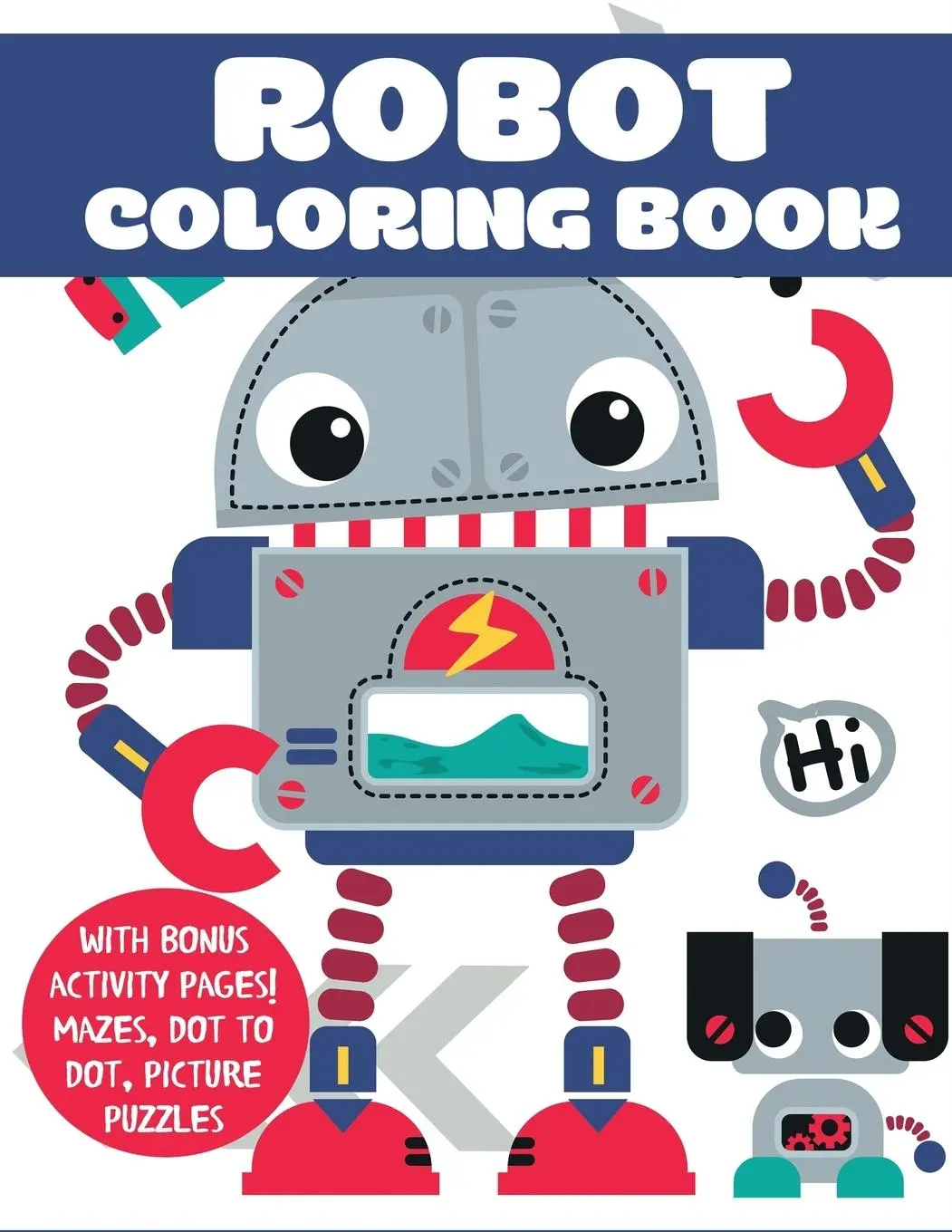 Cover: 9781949651362 | Robot Coloring Book | Blue Wave Press | Taschenbuch | Englisch | 2019